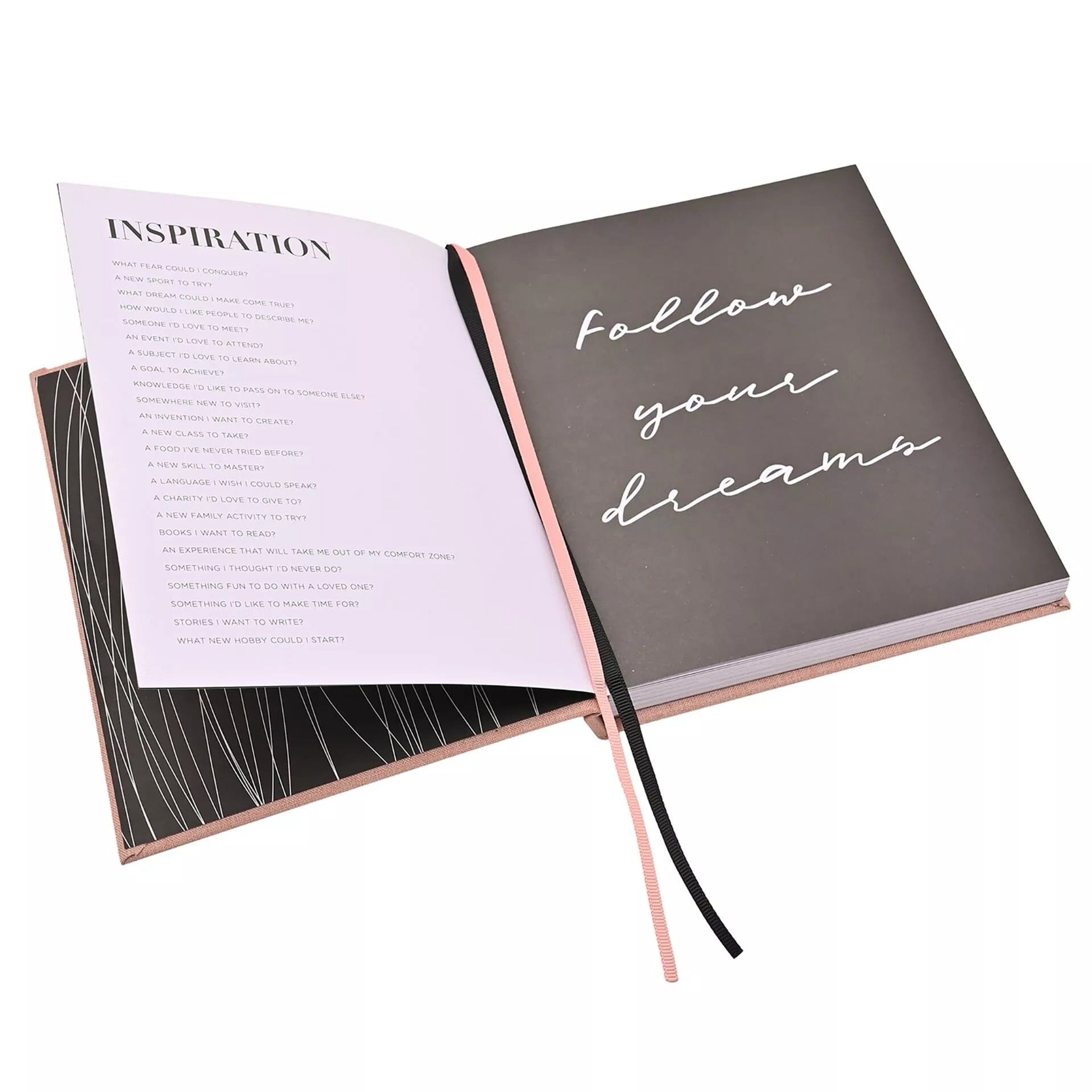 Pink Bucket List Journal Accessories