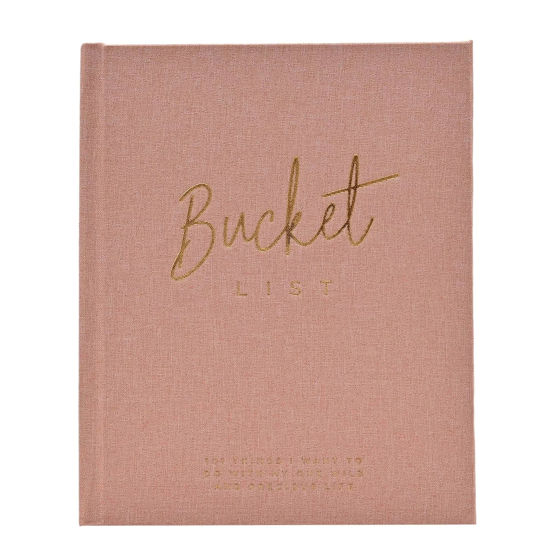 Pink Bucket List Journal Accessories