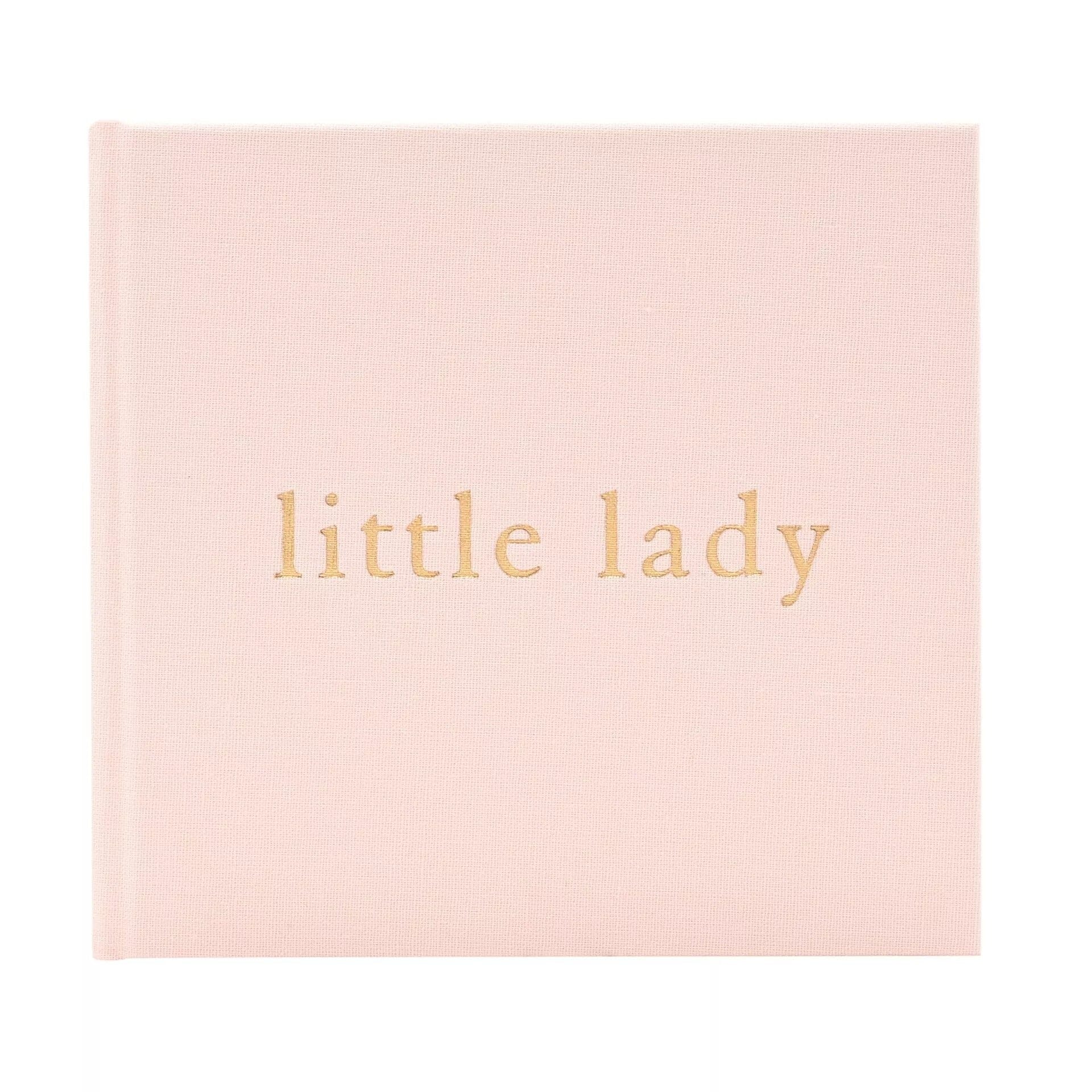 Pink & Gold 'Little Lady' Photo Album Nursery