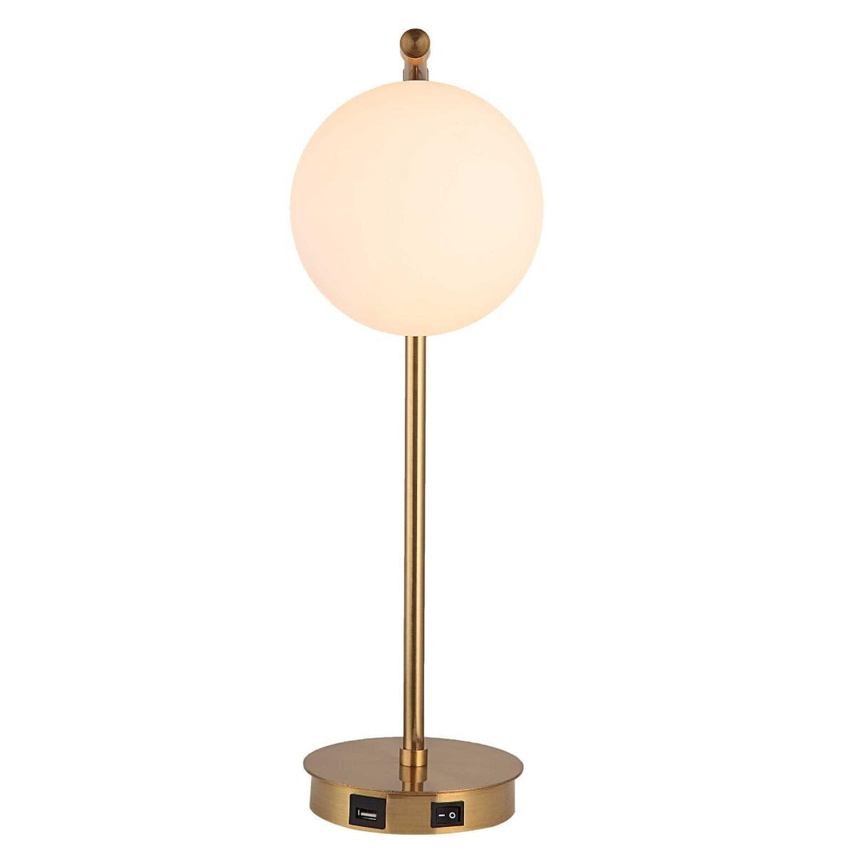 Poki Gold Orb Table Lamp Lighting