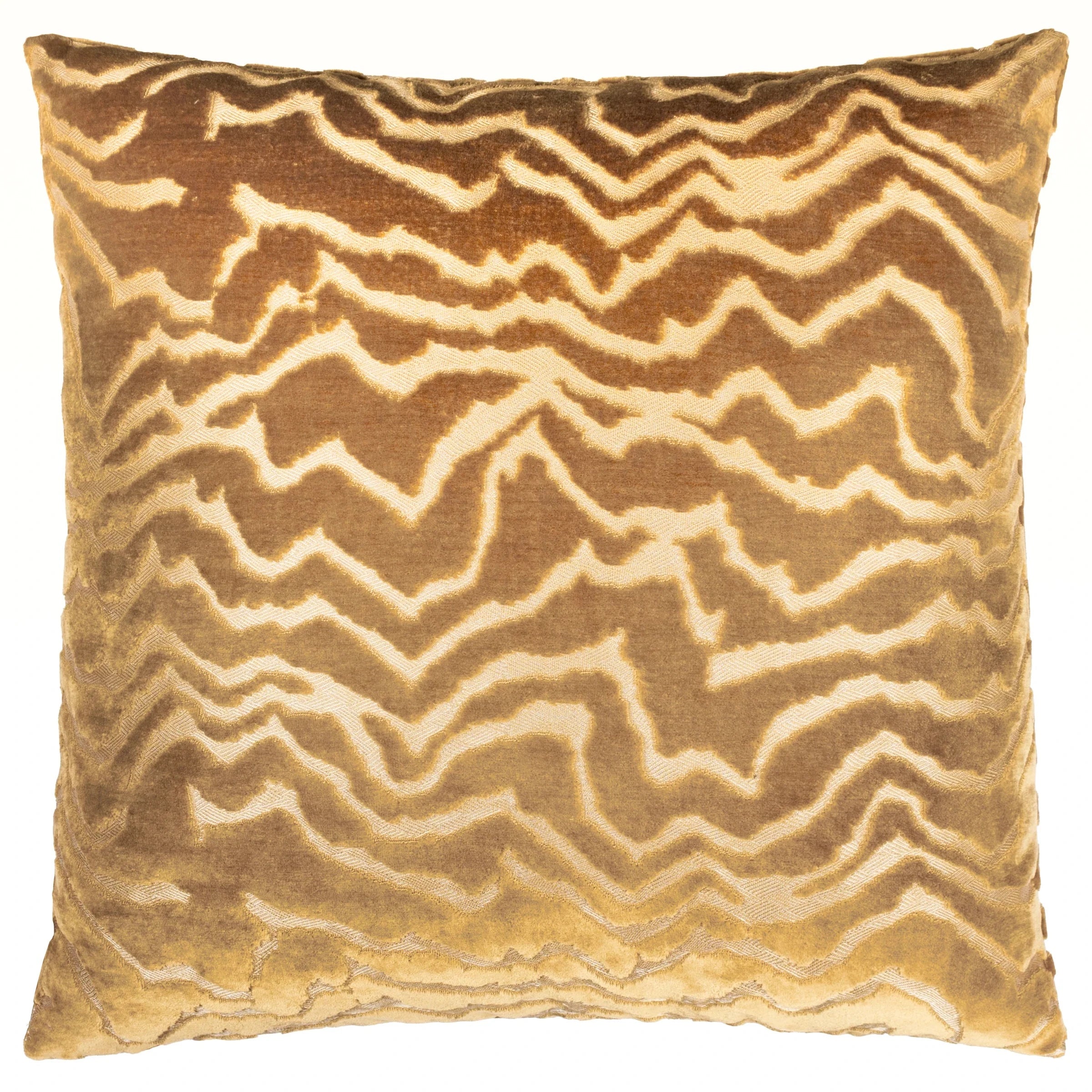 Polter Amber Velvet Pattern Cushion- 50x50cm