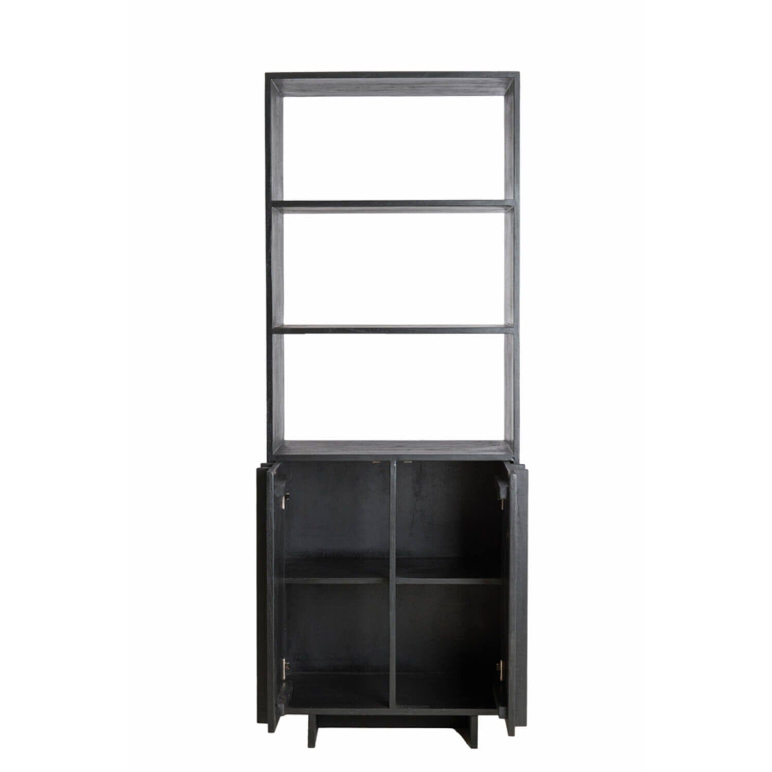 Portia Black Wooden Tall Cabinet Furniture