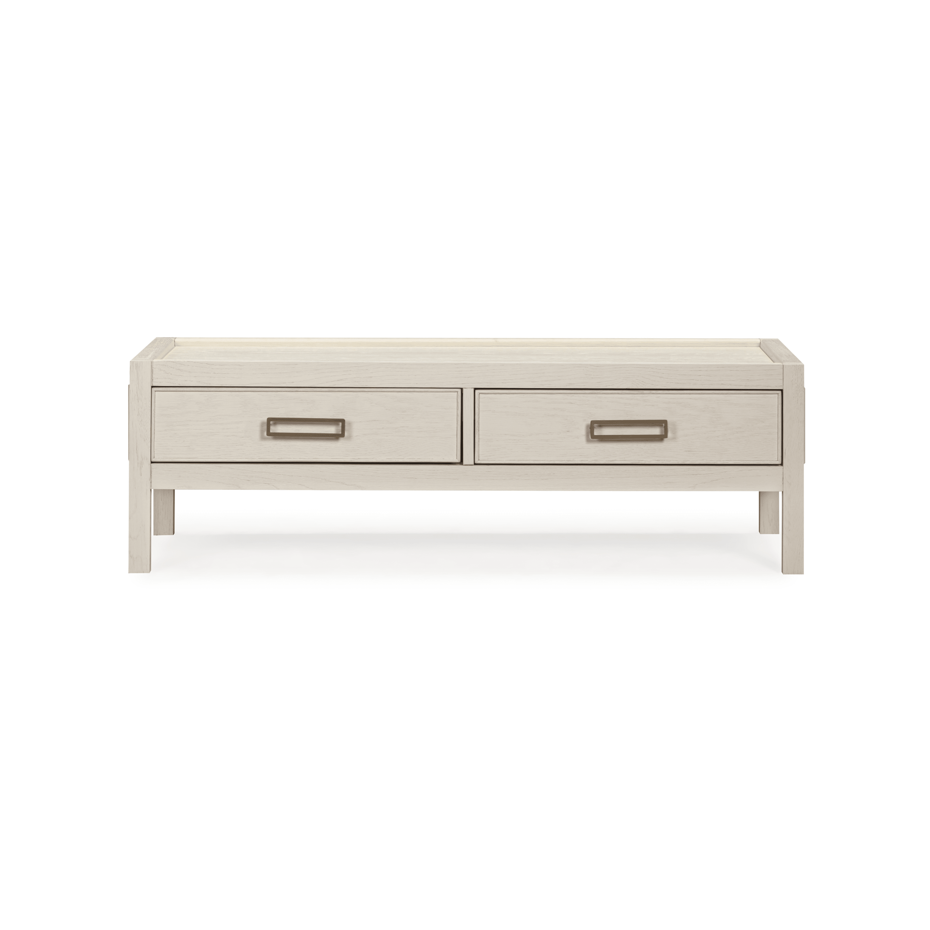 PRE ORDER - Soho White Oak Veneer 2 Drawer Coffee Table Furniture