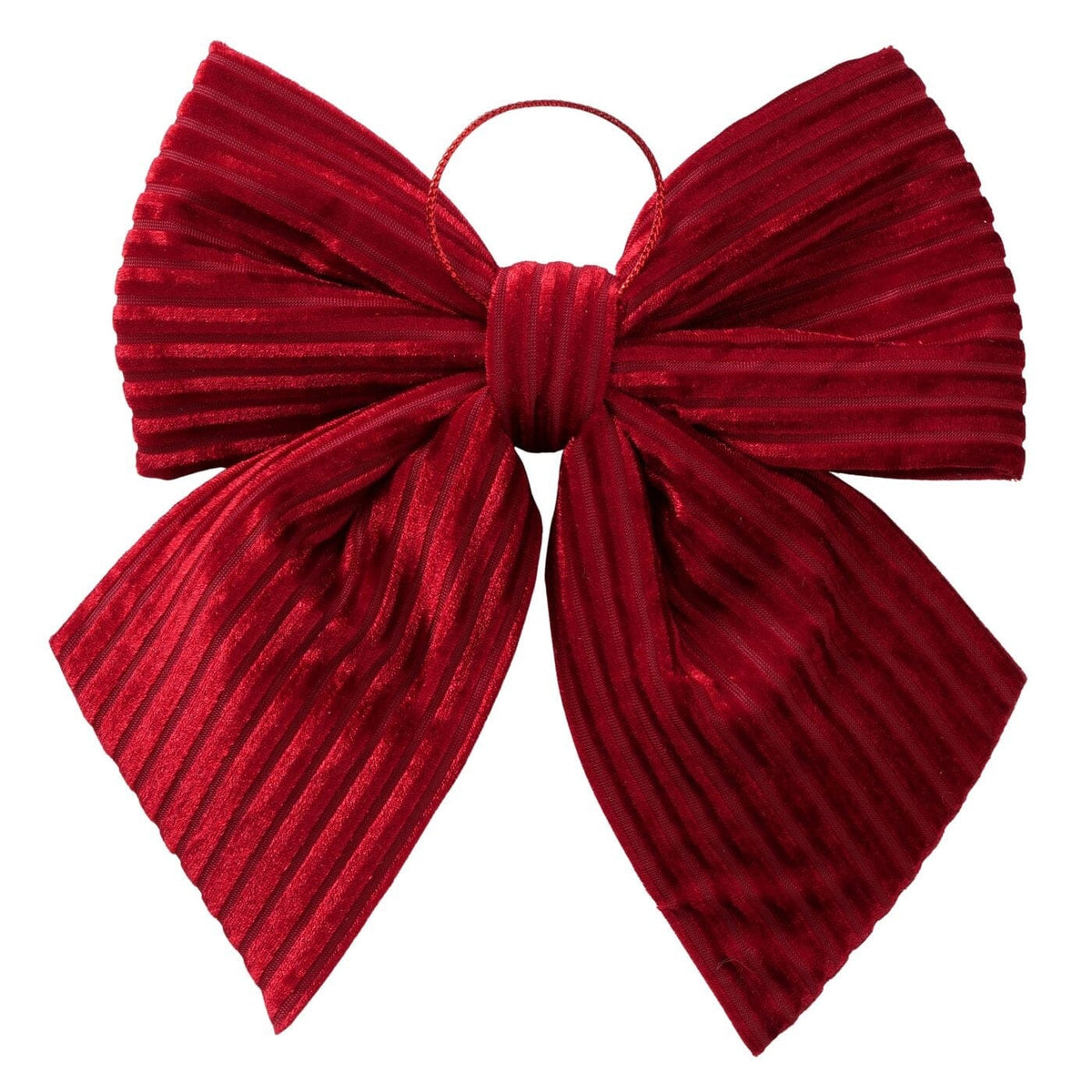 Red Velvet Decorative Bow Accessories