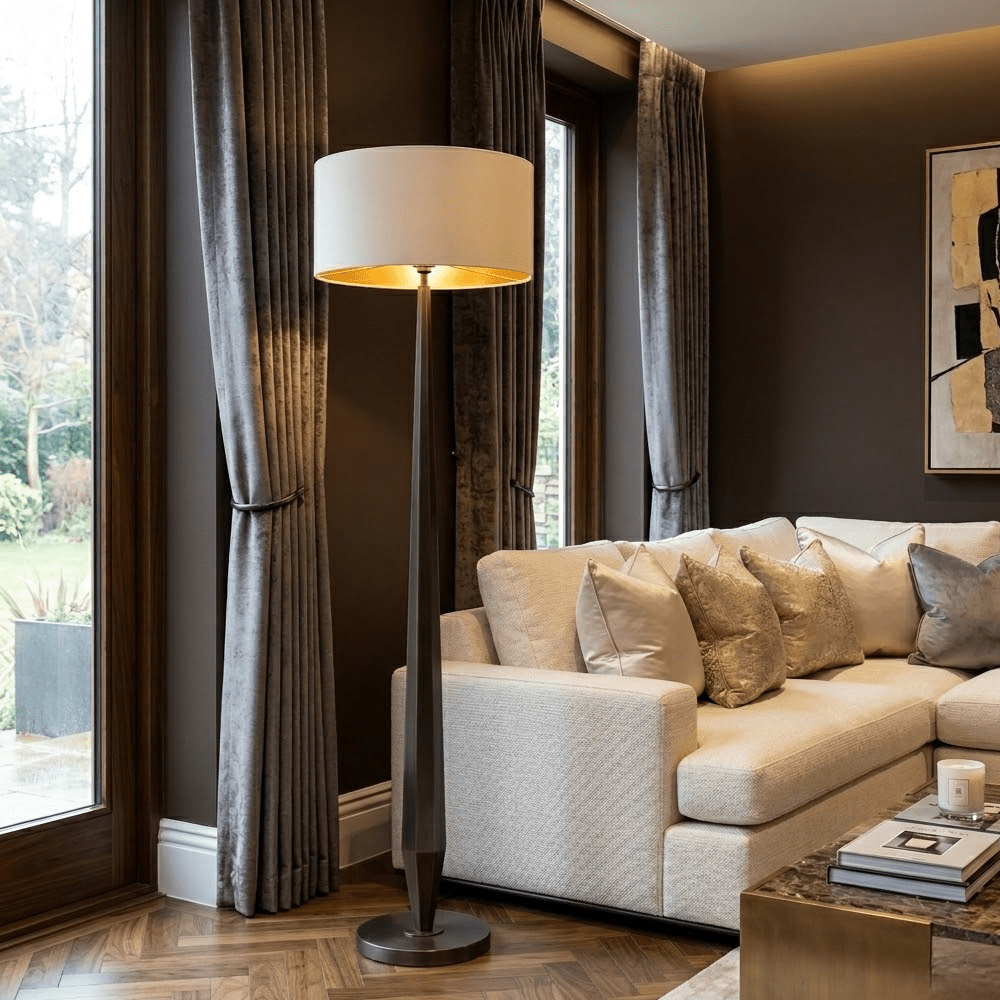 Reyka Luxury Dark Brass Floor Lamp Lighting