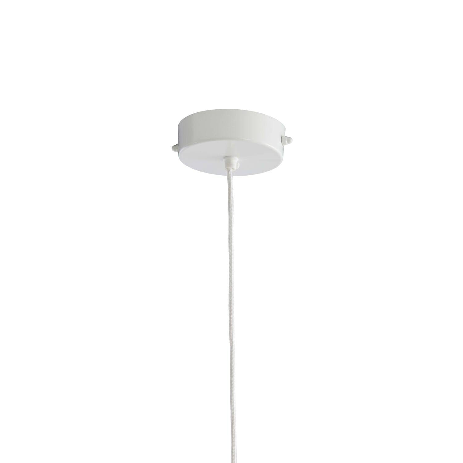 Rhia Large Cream Woven Wavy Ceiling Light Lighting