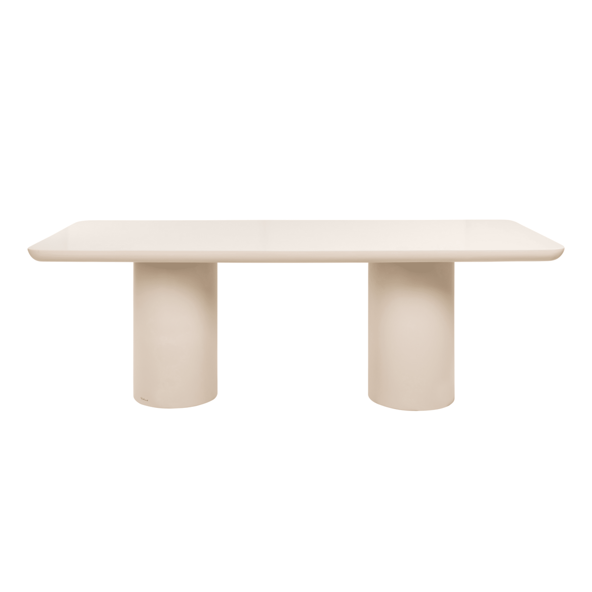Riom Concrete Rectangular Outdoor Dining Table Outdoor