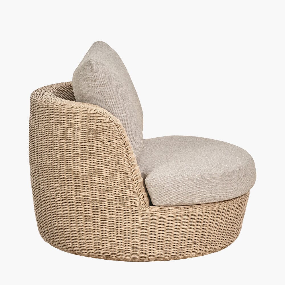 Sevilla Natural Wicker Outdoor Lounge Chair Outdoor