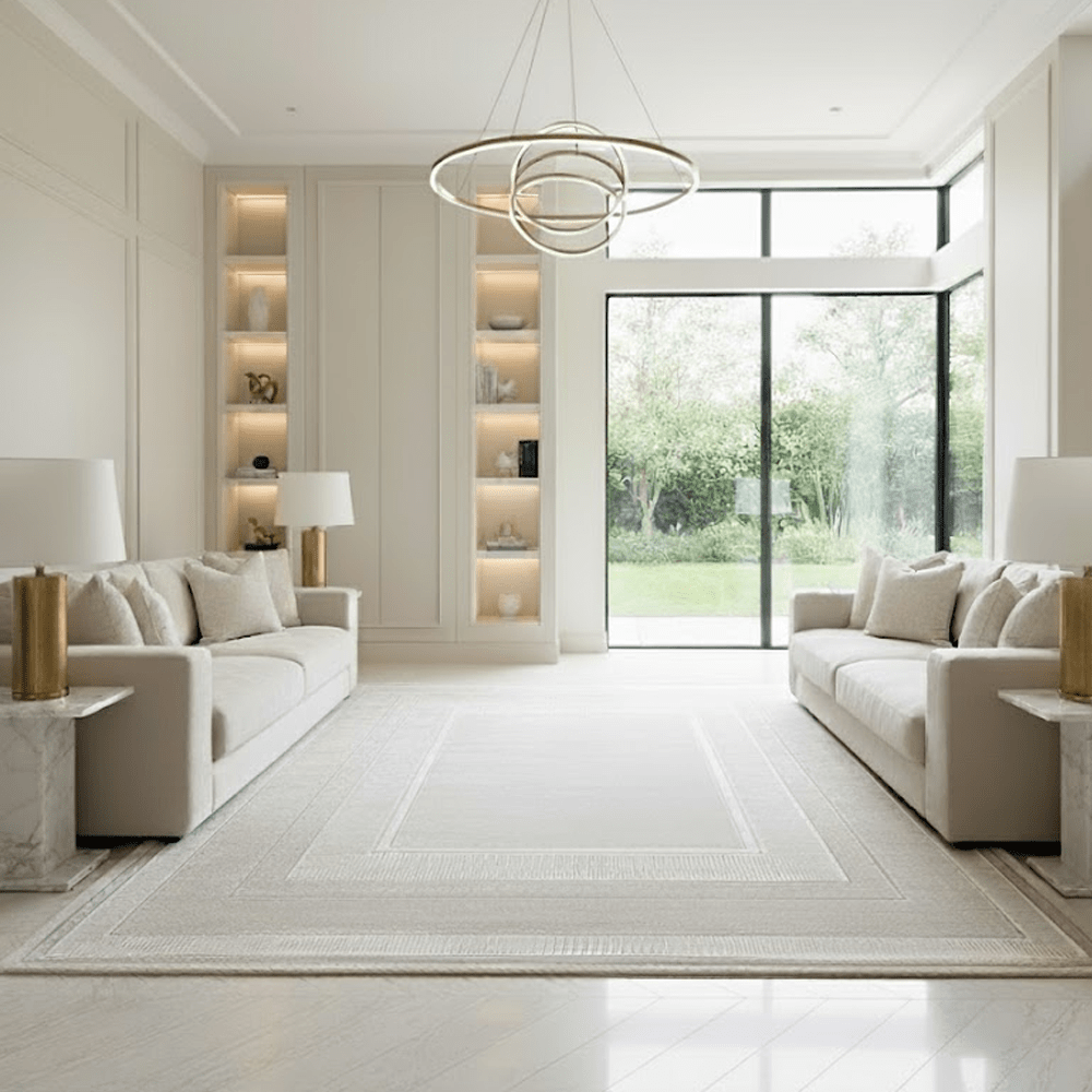 Sigrid Cream Border Rug