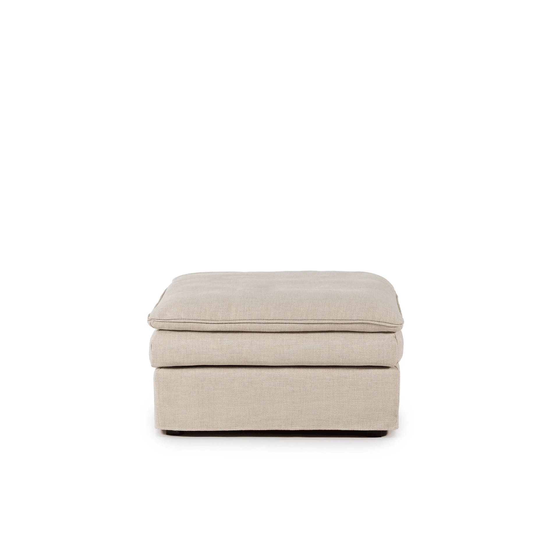 Snooze Sand Textured Squashy Footstool Sofa