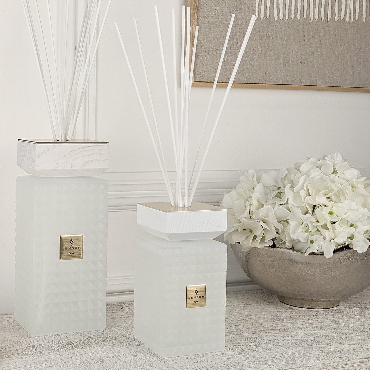 Spa White & Gold Luxury Reed Diffuser - 500ml Fragrance