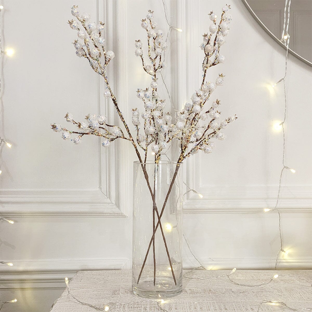 Sparkle Berry Sprayed Single Stem Accessories