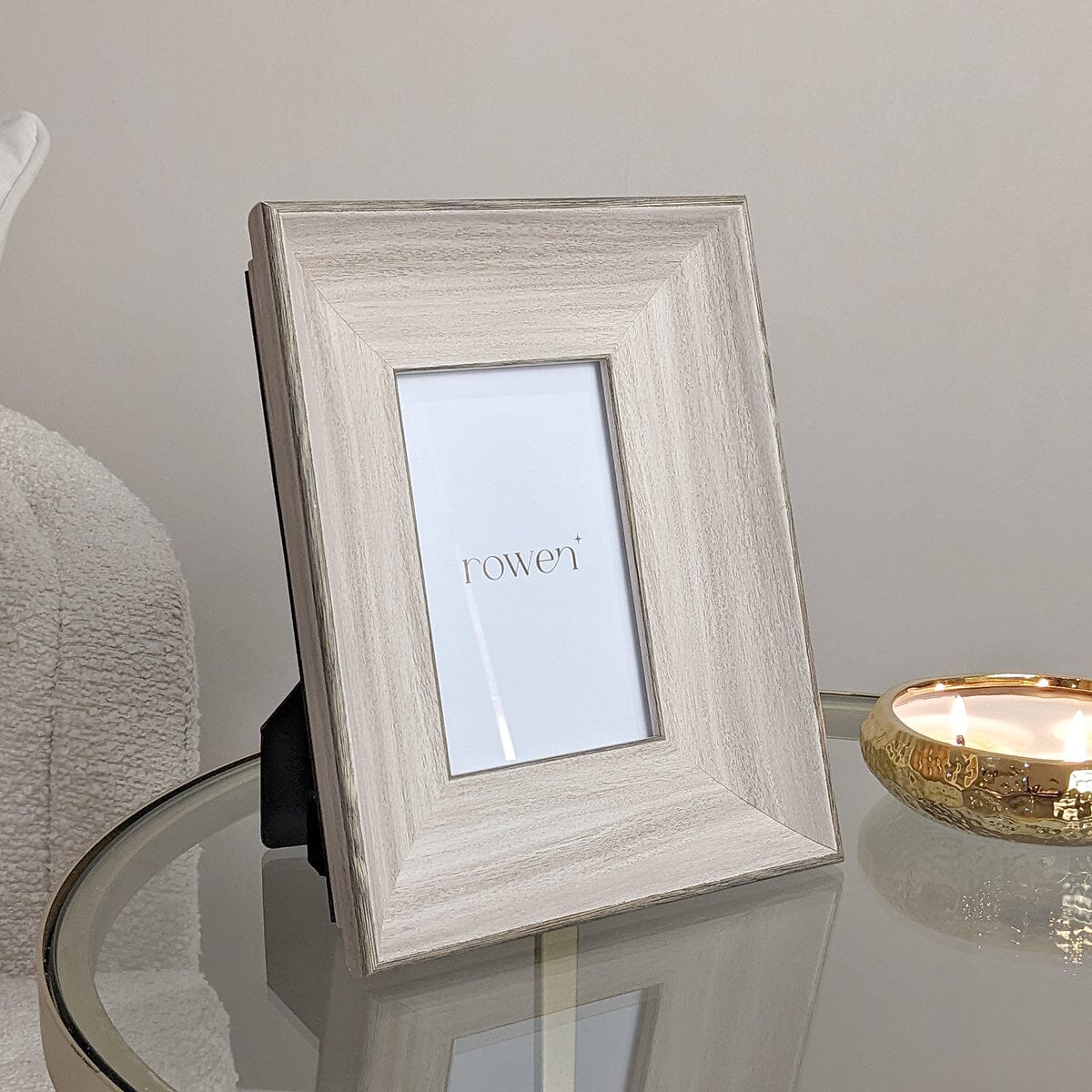 Stanton White Washed Wooden Photo Frame - 4x6" Accessories