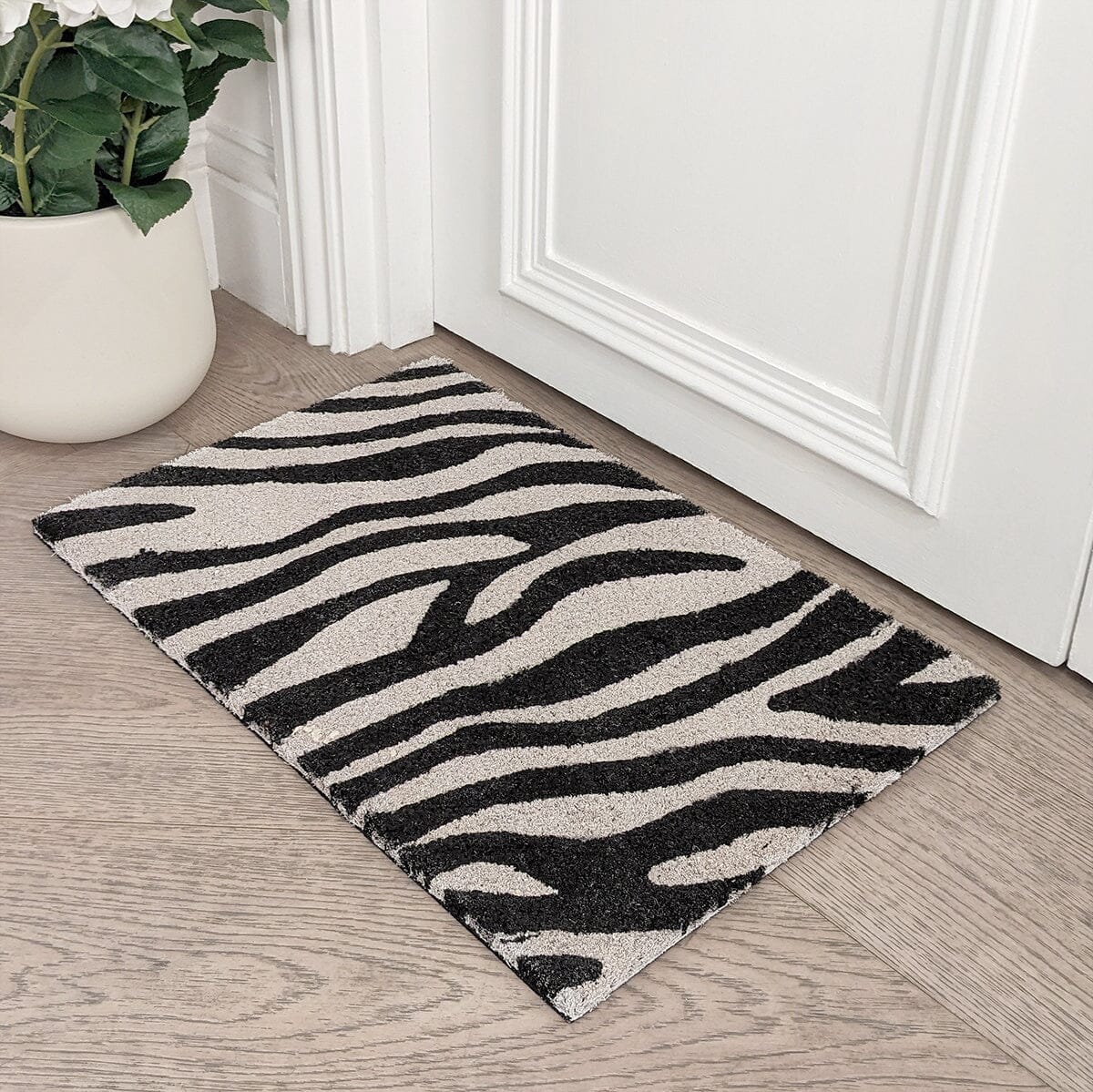 Statement Zebra Print Doormat Textiles
