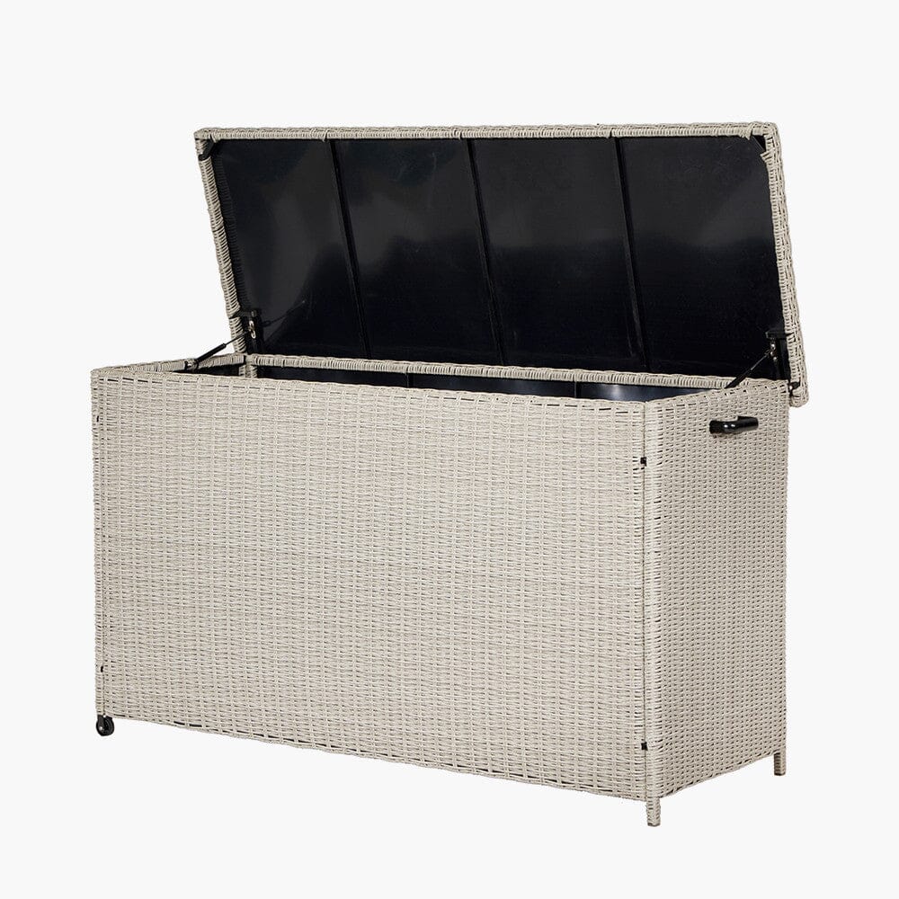 Stone Grey Outdoor Large Cushion Box Outdoor
