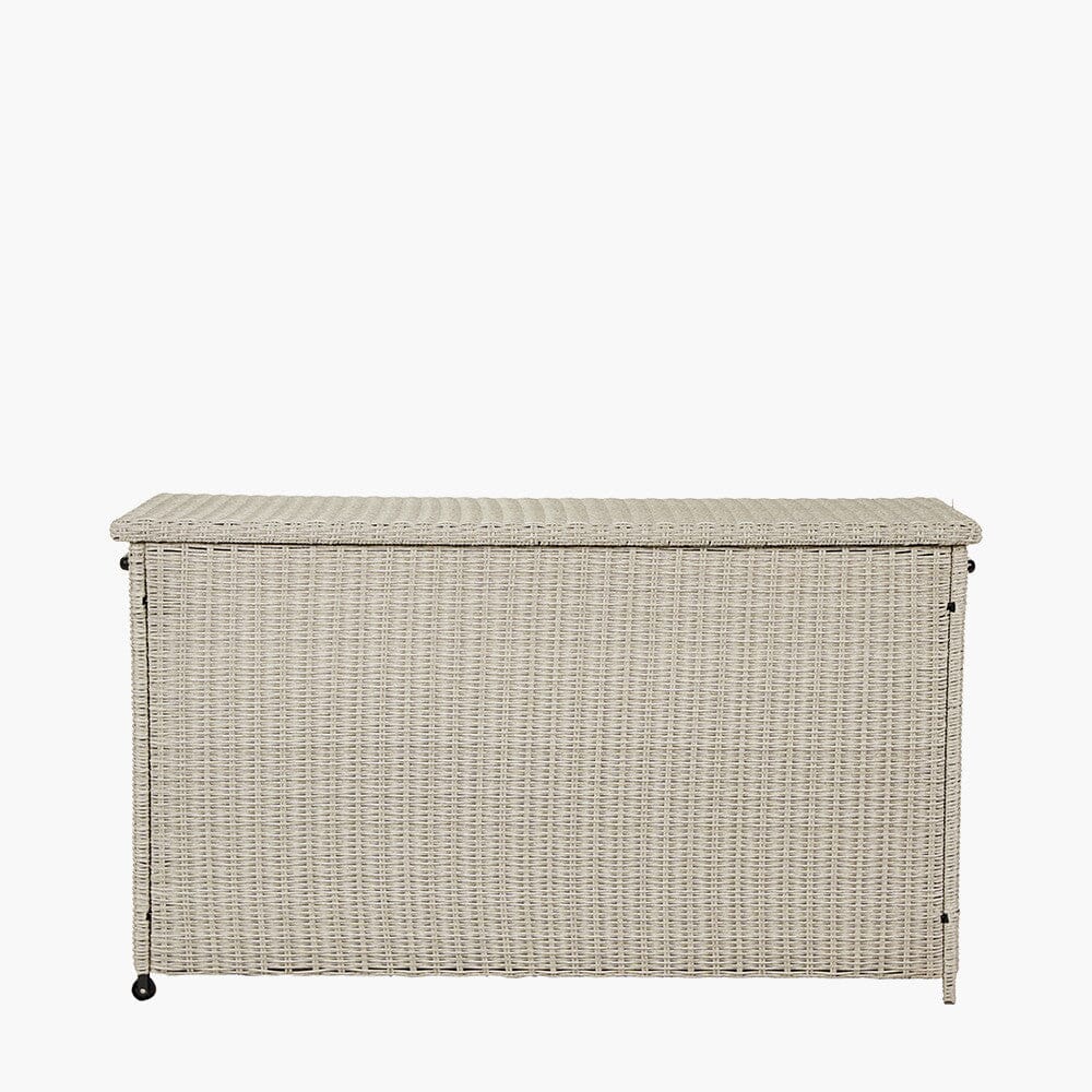 Stone Grey Outdoor Large Cushion Box Outdoor