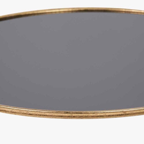 Sydney Antique Gold & Black Glass Coffee Table Furniture