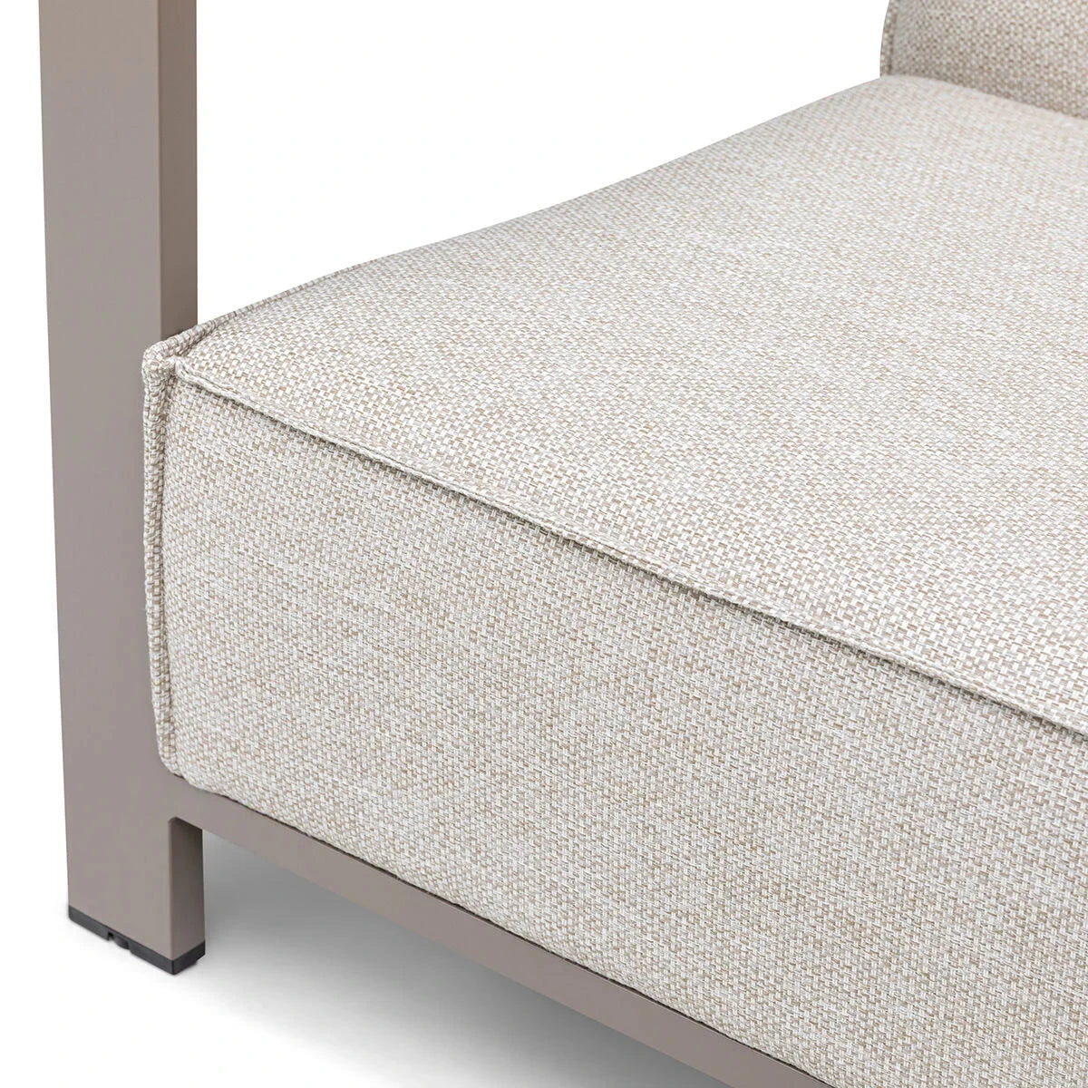 Syros Outdoor Latte & Cream 3 Seater Sofa & Chairs Lounge Set Outdoor