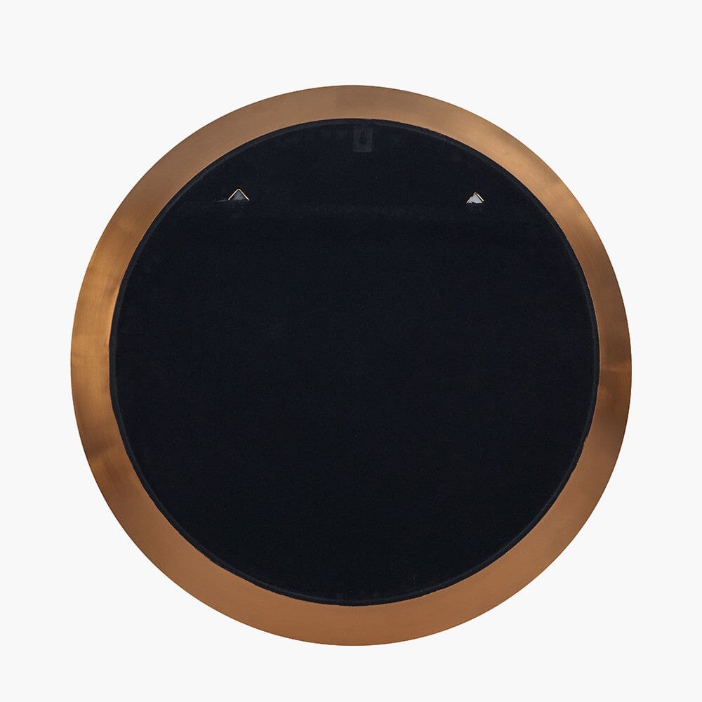 Tempus Burnished Gold Round Mirror Accessories