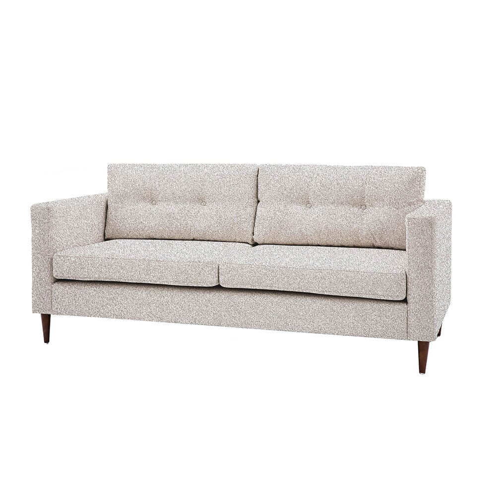 Tilly Grey Textured 3 Seater Buttoned Back Sofa Sofa
