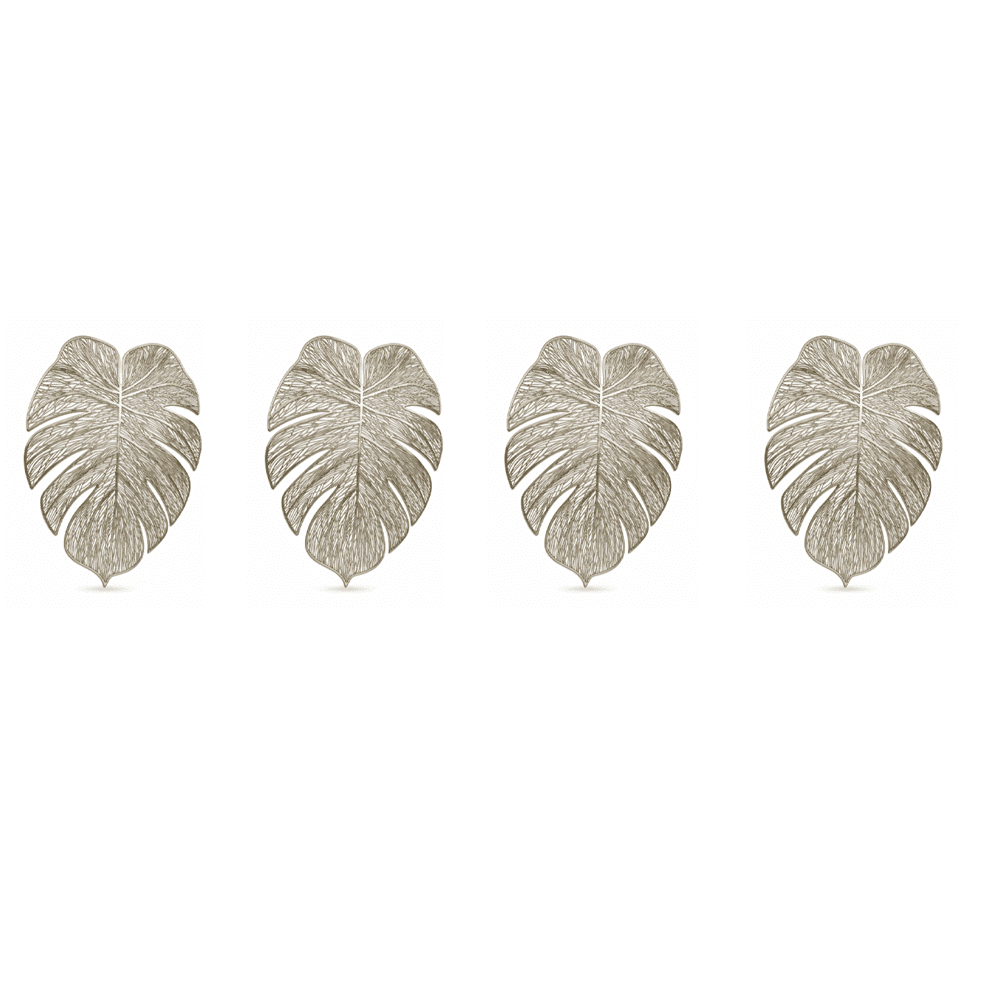Tressa Gold Leaf Placemat - Set of 4