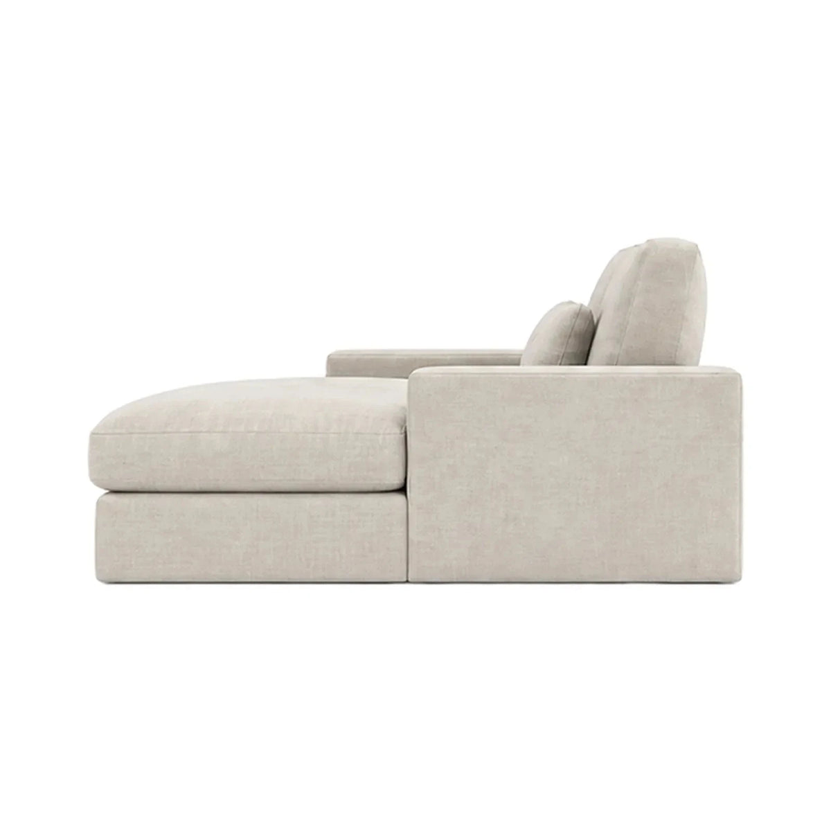 Tribeca Ash Greige Large Right Hand Facing Chaise End Sofa Sofa