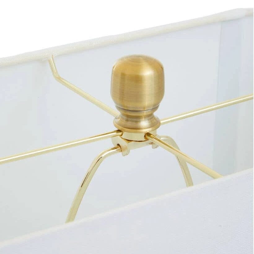 Varenna White Marble & Gold Table Lamp Lighting