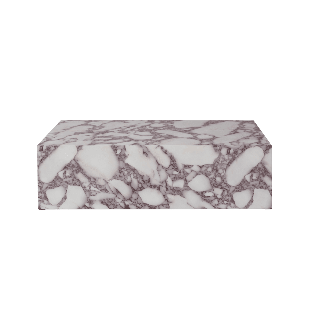 Venessia Calacatta Marble Effect Rectangular Coffee Table Furniture