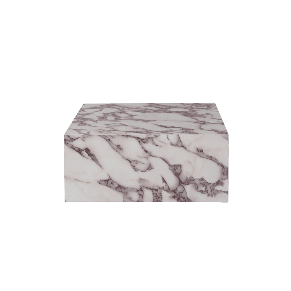 Venessia Calacatta Marble Effect Square Coffee Table Furniture