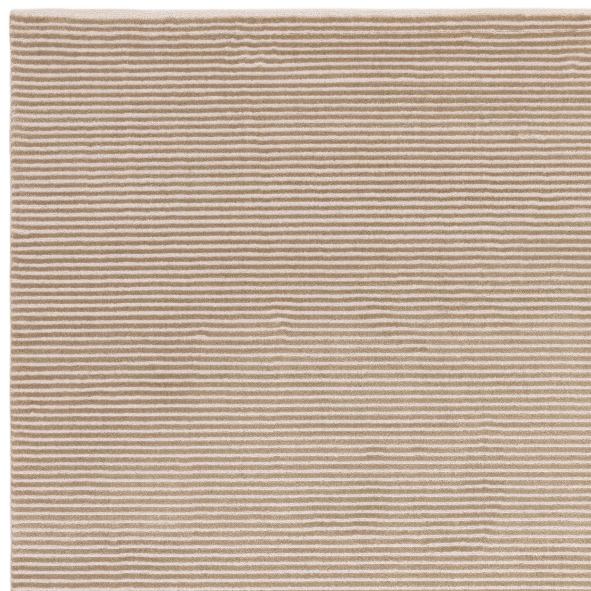 Venzia Beige Stripe Rug Textiles