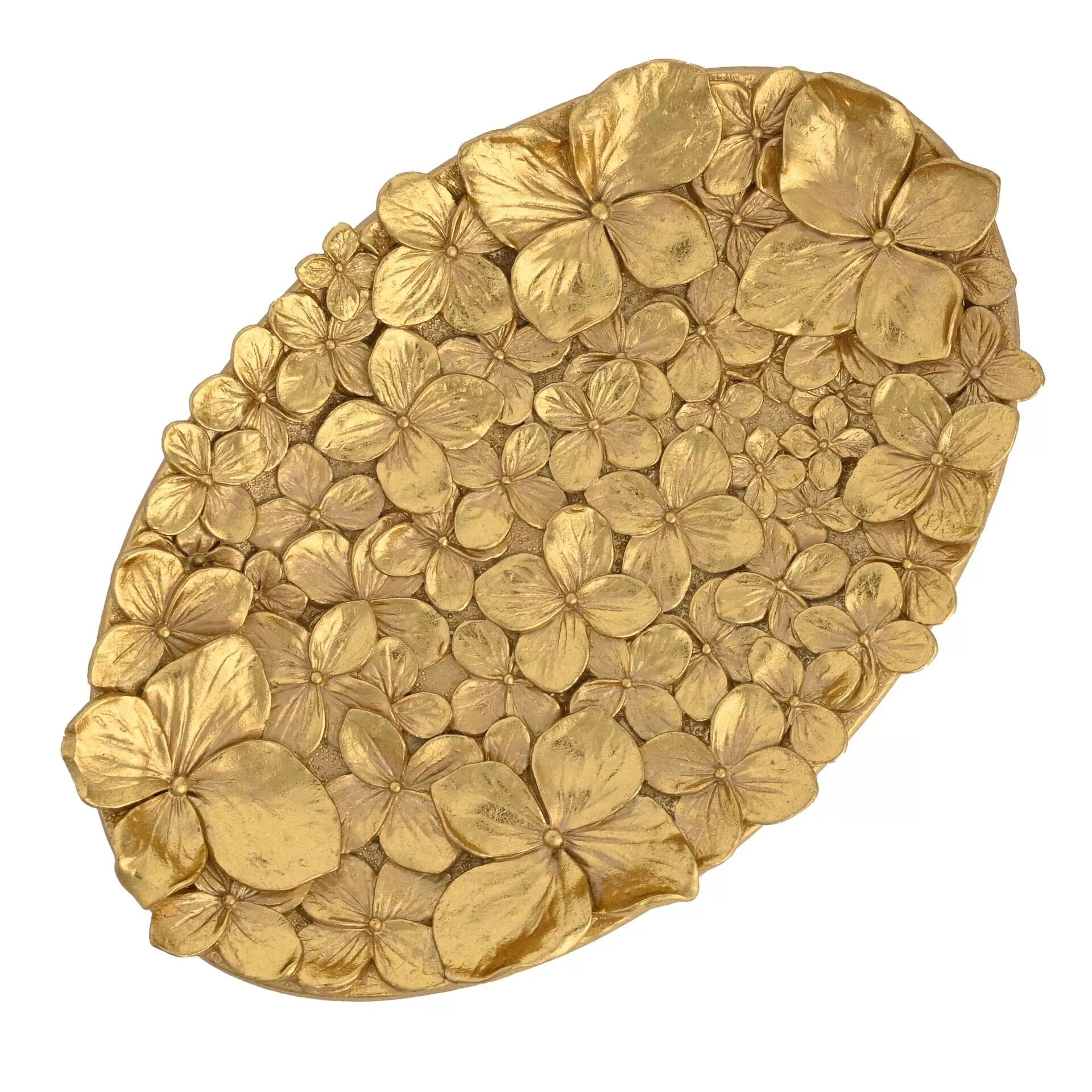 Vespera Gold 3D Flower Statement Trinket Dish Accessories