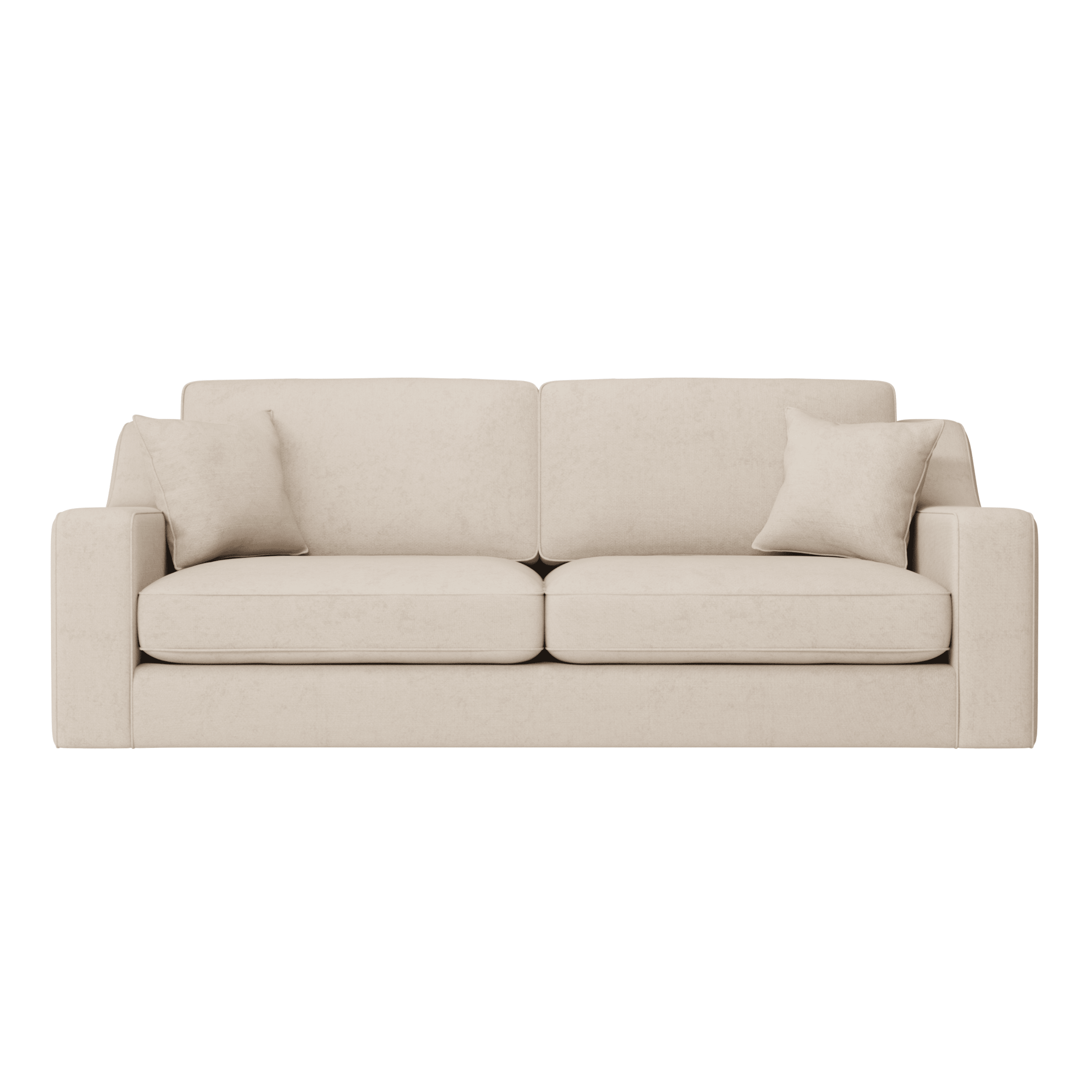 Victoria Luxury Beige Textured Sofa Range Sofa 4 Seater Sofa Standard Back