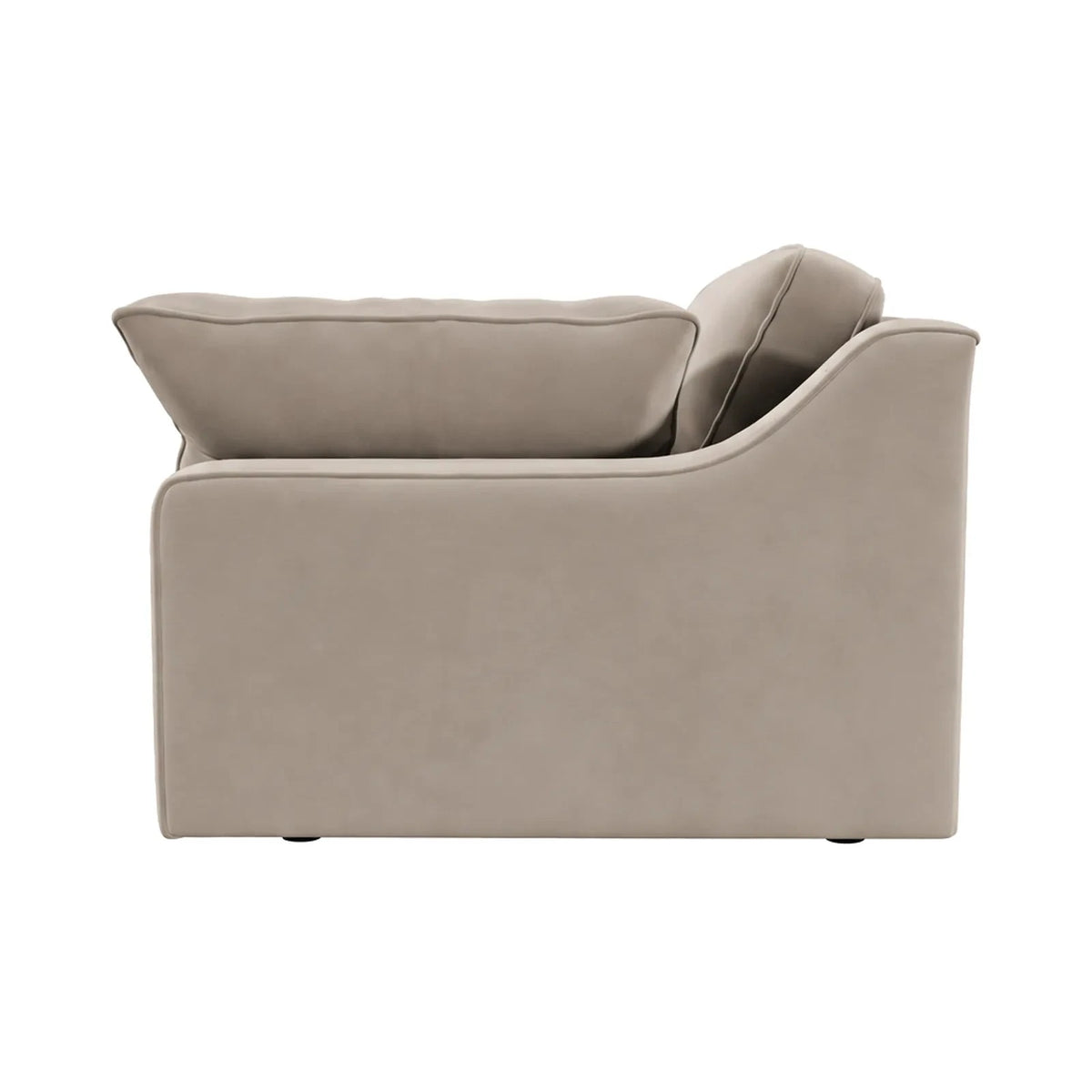 Victoria Mink Velvet Love Seat Sofa
