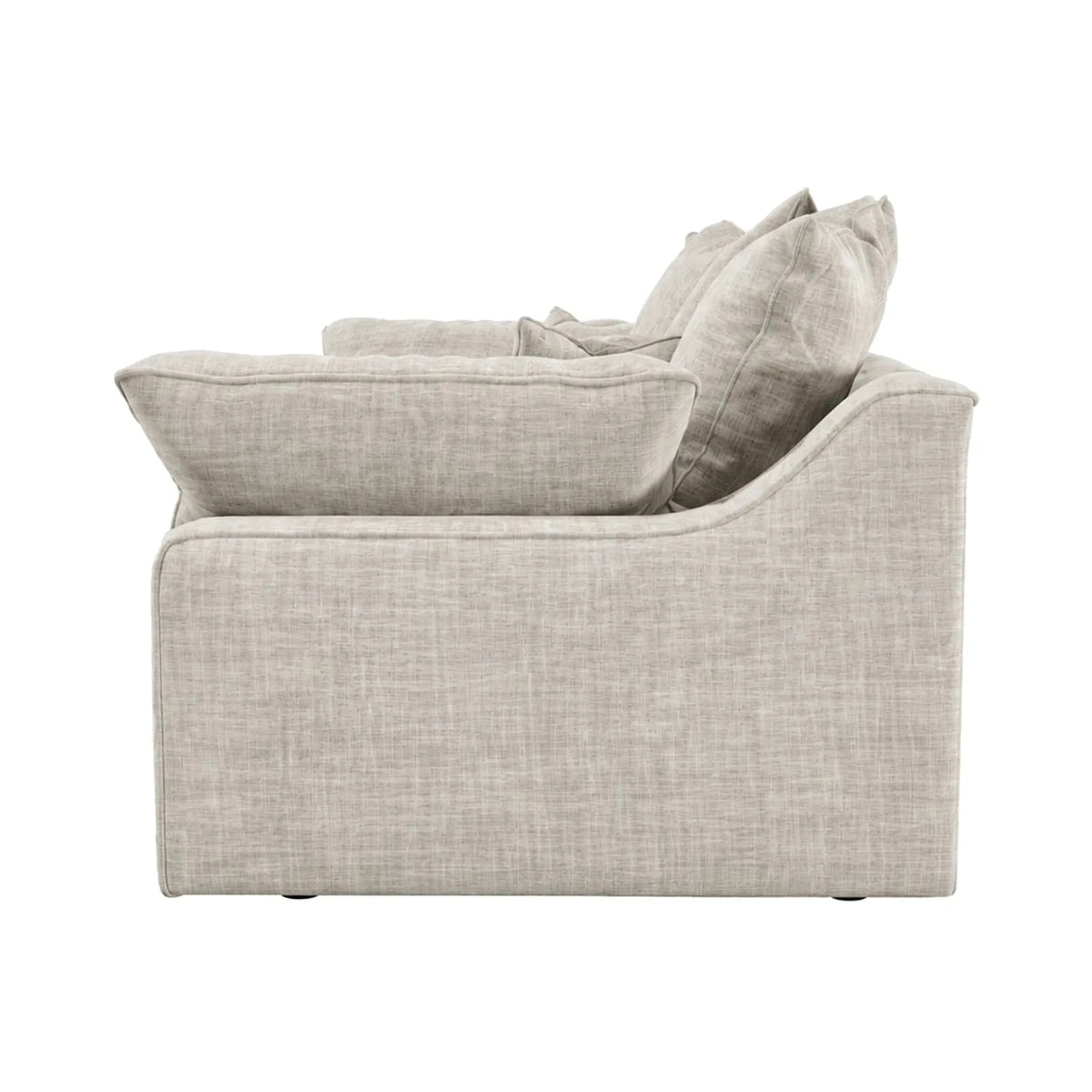 Victoria Oyster Chenille 4 Seater Sofa Sofa