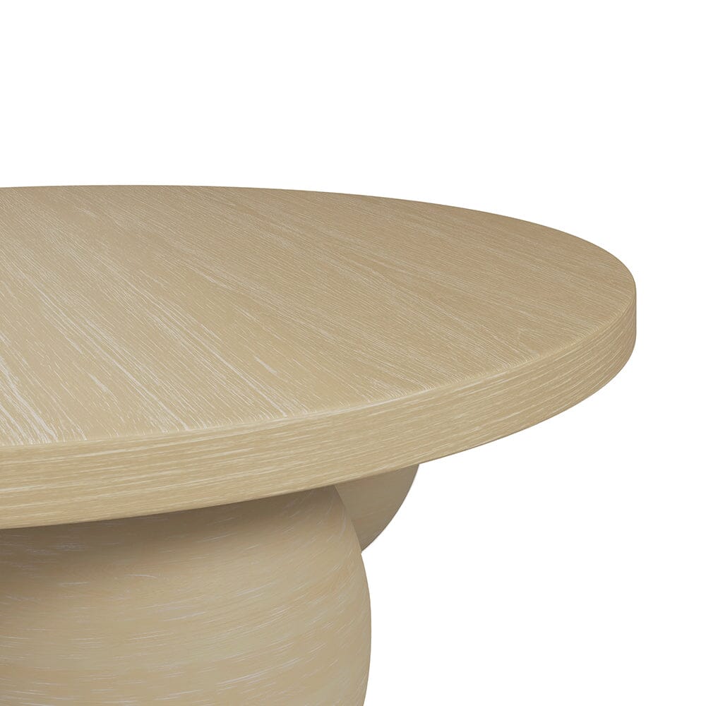 Westminster Matte Beige Round Coffee Table Furniture