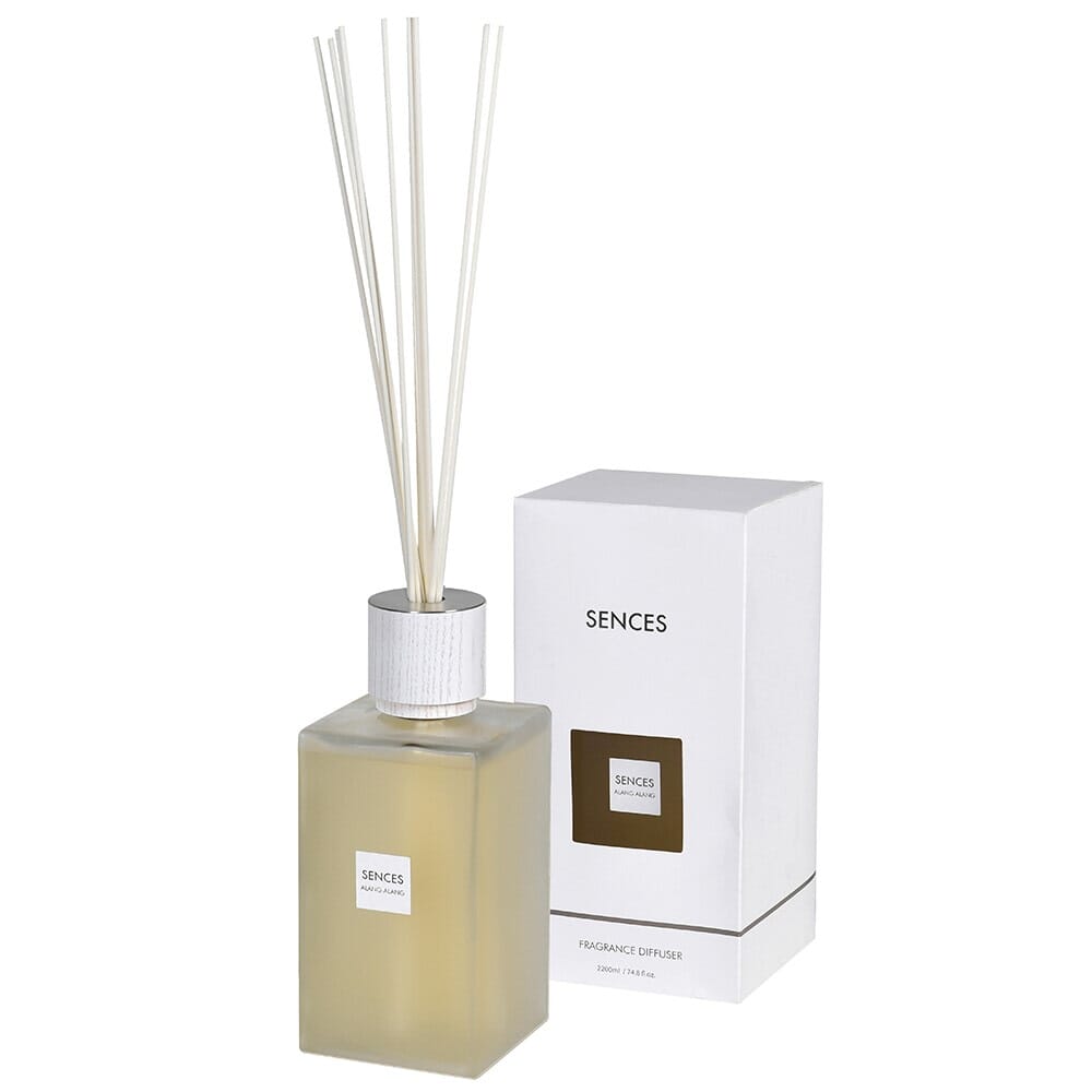 White Alang Alang XL Statement Reed Diffuser Accessories