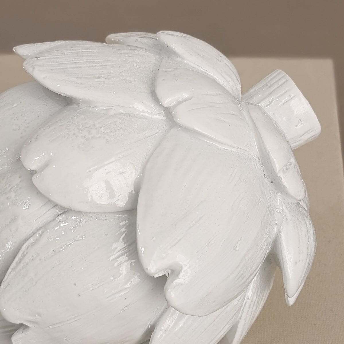 White Decorative Artichoke Ornament Accessories