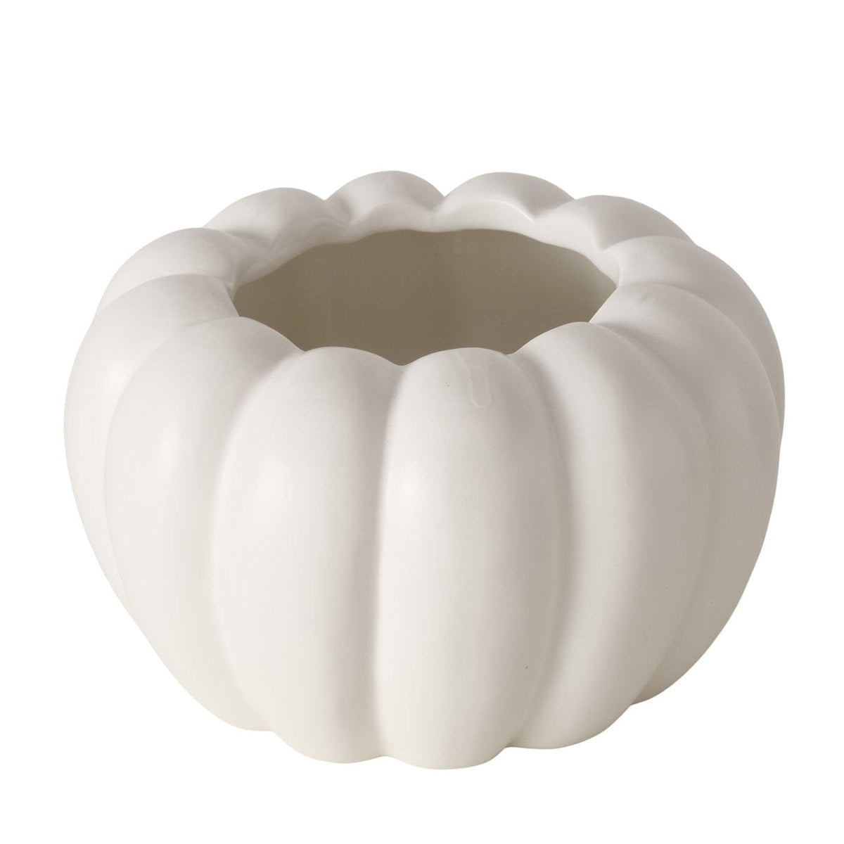 White Pumpkin Ceramic Vase Accessories