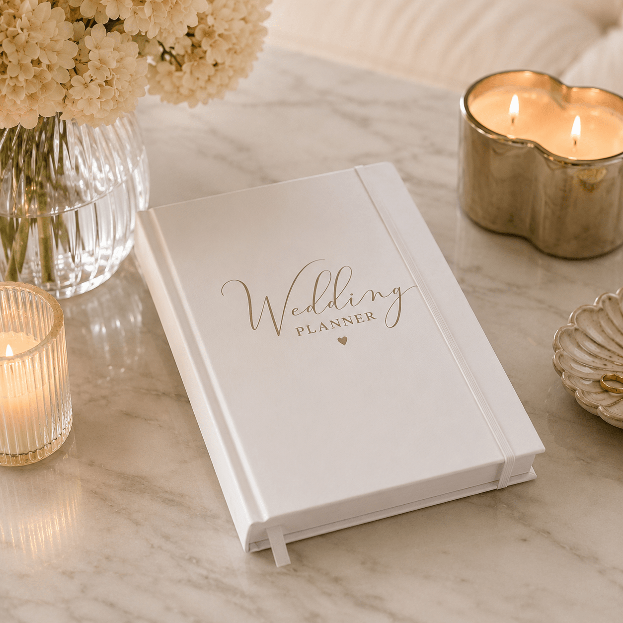 White Wedding Planner Accessories