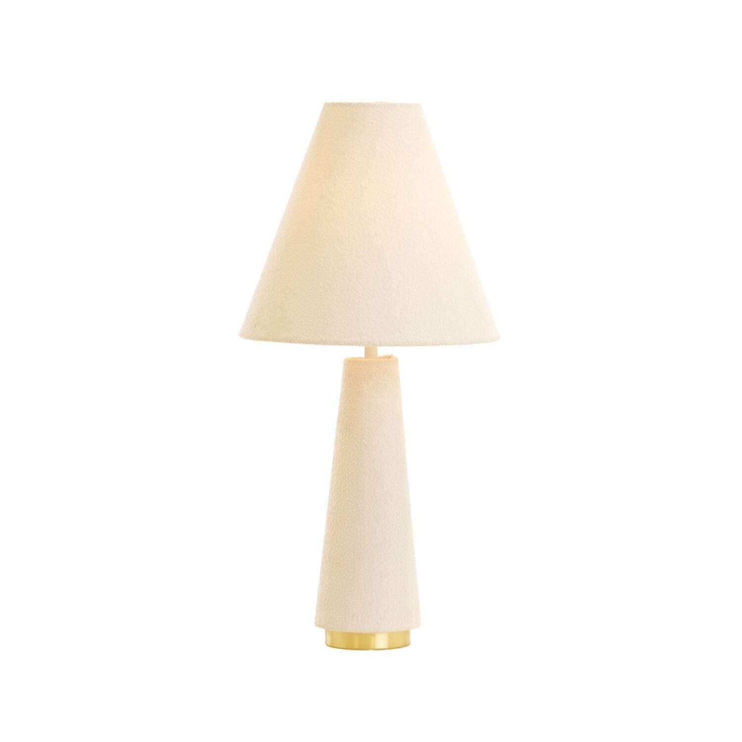 Zaylee Luxury Cream Boucle Table Lamp Lighting