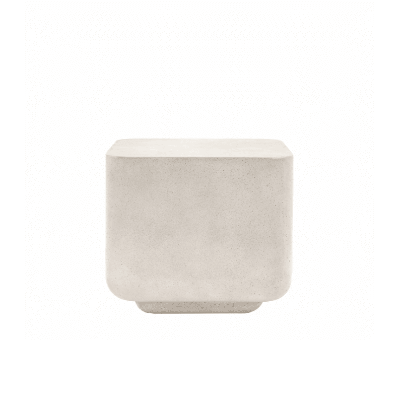Zaylee Putty Concrete Effect Side Table Furniture