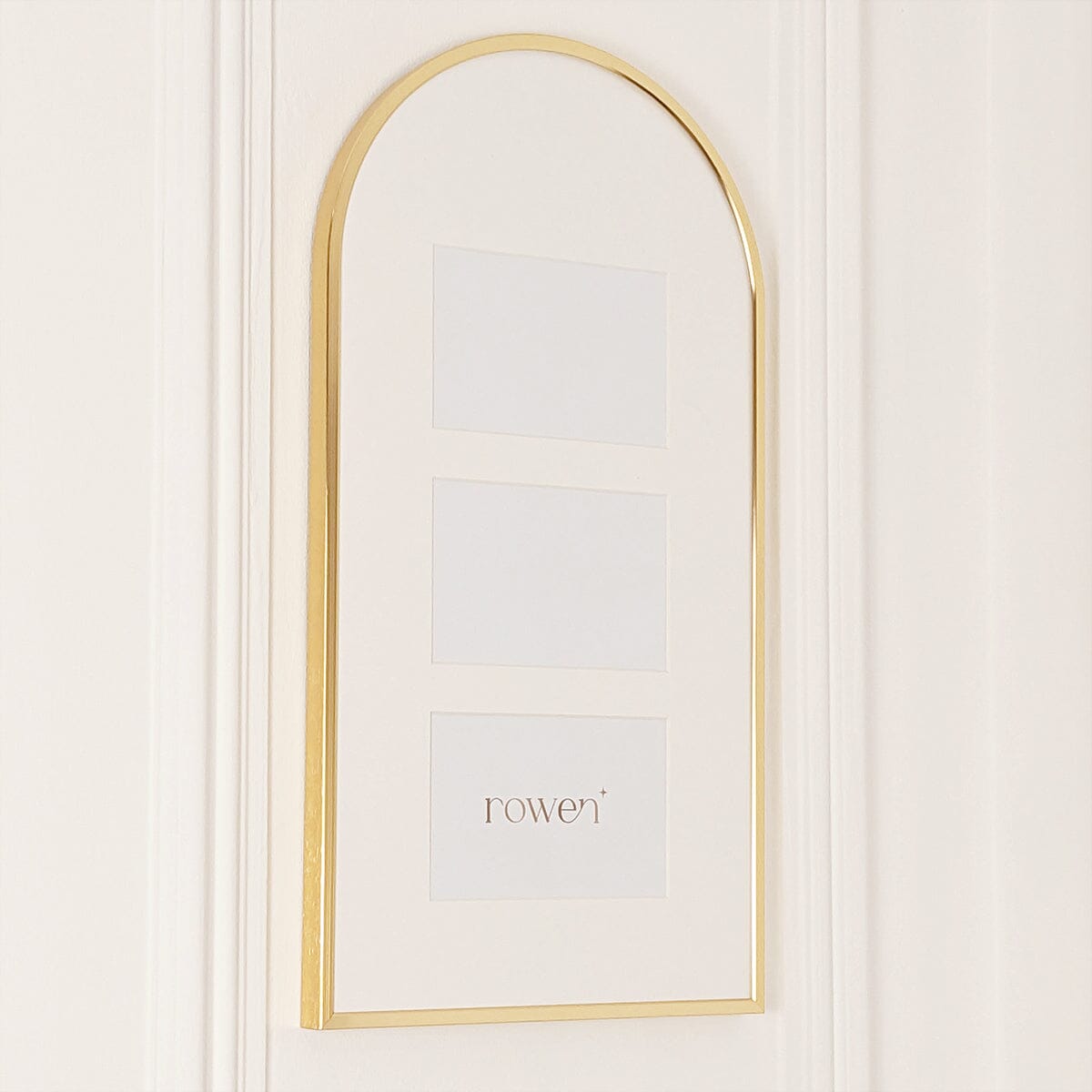 Zenaida Large Arched Top Gold Multi Photo Frame Accessories