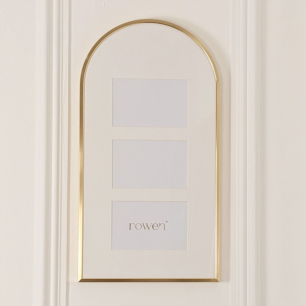 Zenaida Large Arched Top Gold Multi Photo Frame Accessories