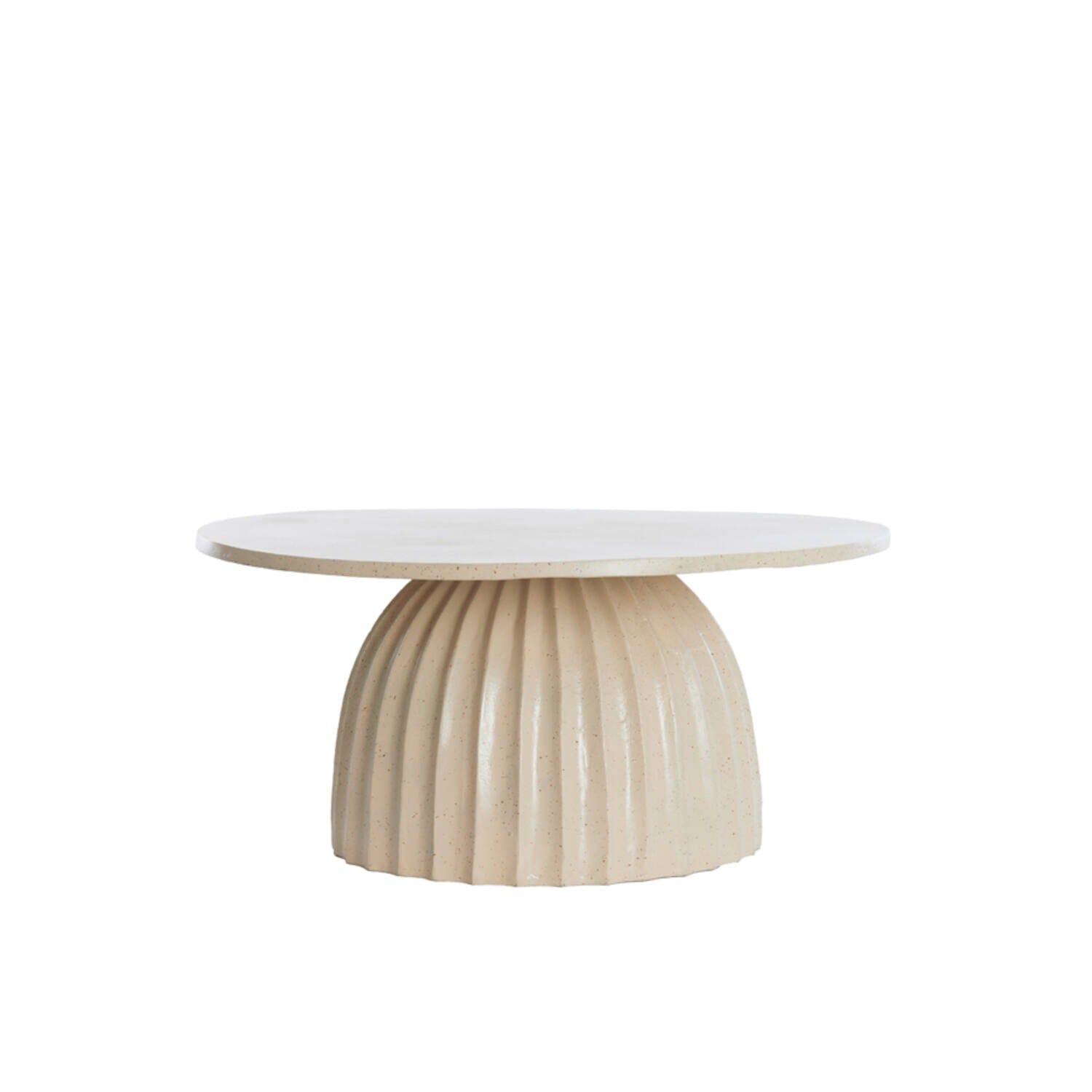 Zuzana Beige Round Coffee Table Furniture