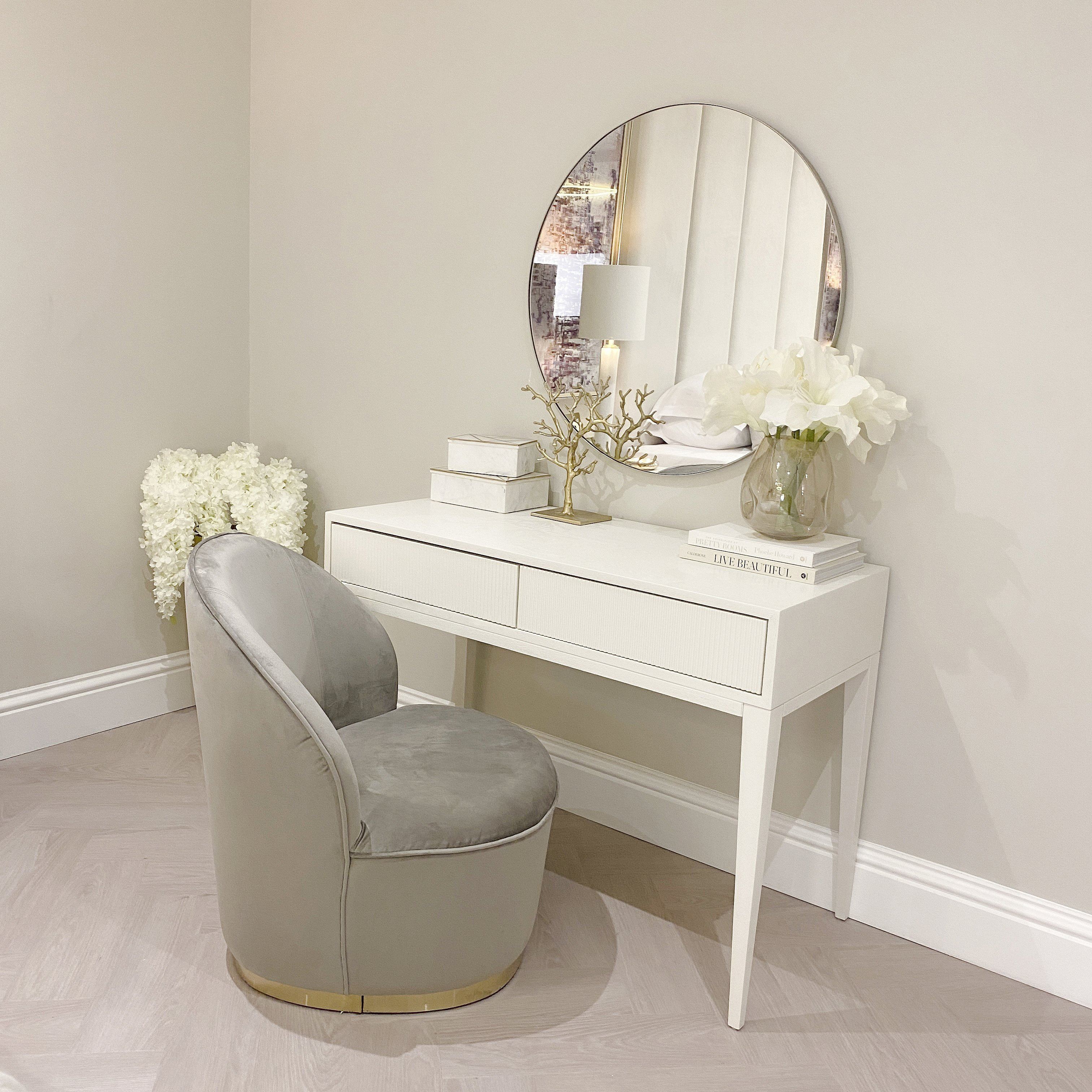 Argento Round Champagne Mirror Mirror