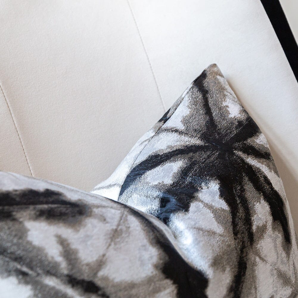 Arizona Black & Grey Print Bolster Cushion - 50 x 35cm Cushion