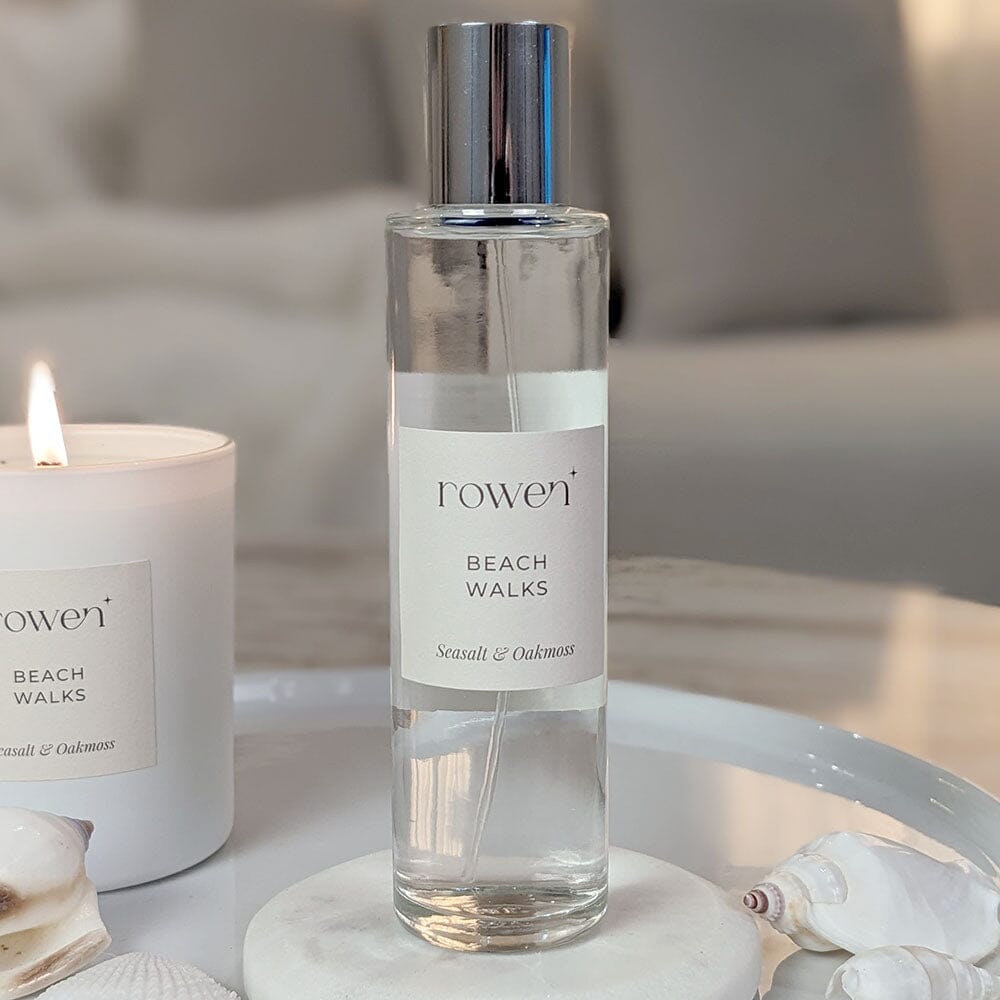 Beach Walks Silver Scented Room Spray - Sea Salt & Oakmoss Fragrance