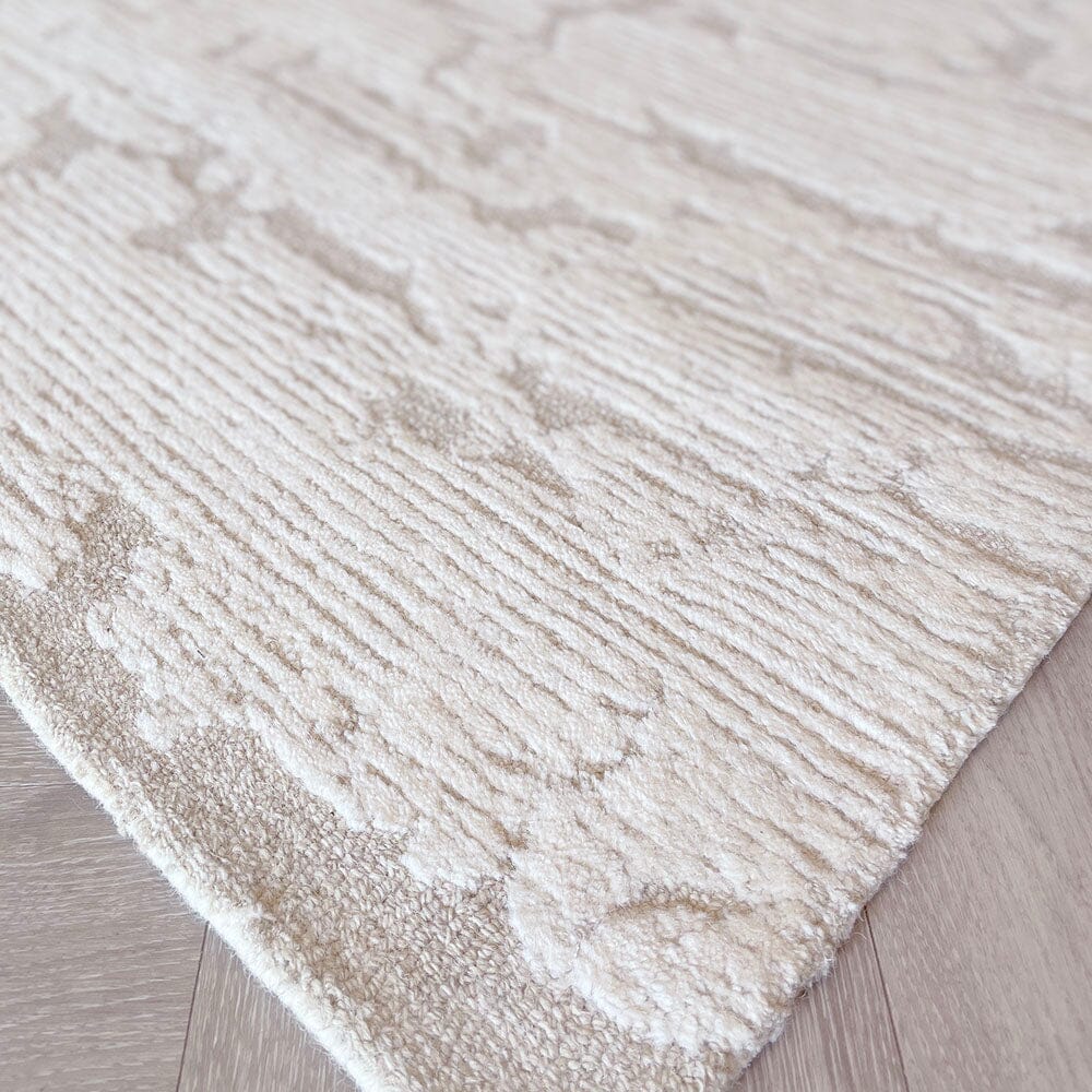 Braelyn Ivory & Taupe Abstract Rug