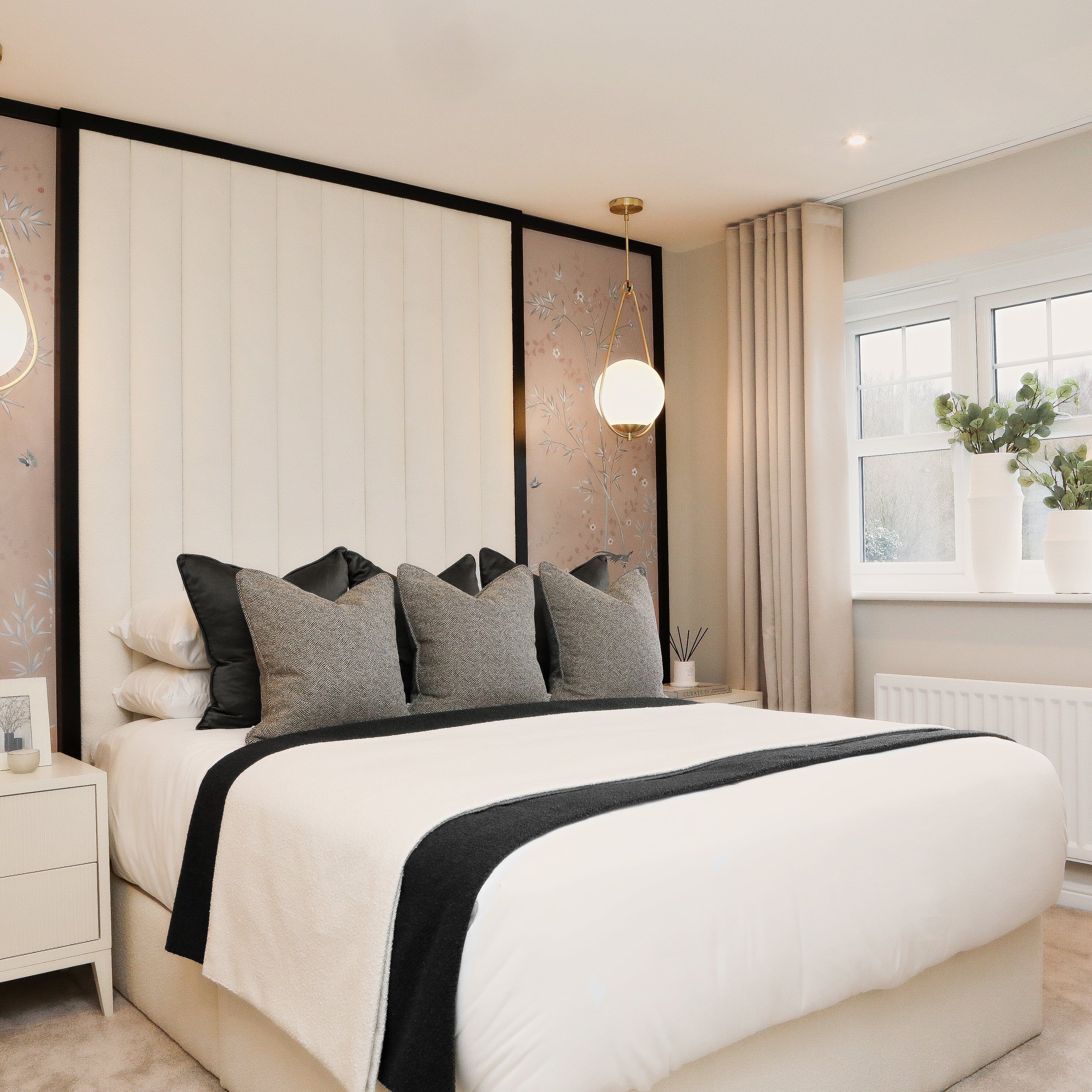 Cloud Boucle Divan Bed Base Made to Order Bed