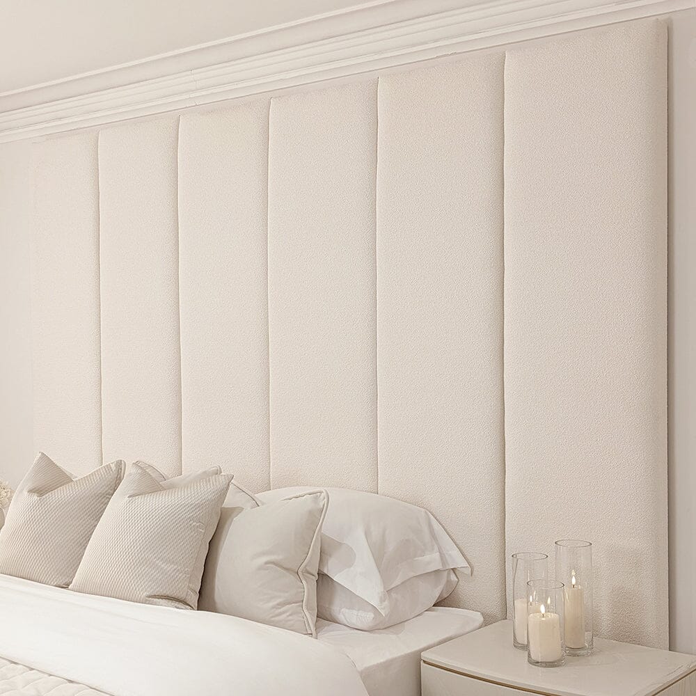 Cloud Boucle Individual Upholstered Headboard Wall Panel - 45cm Headboard